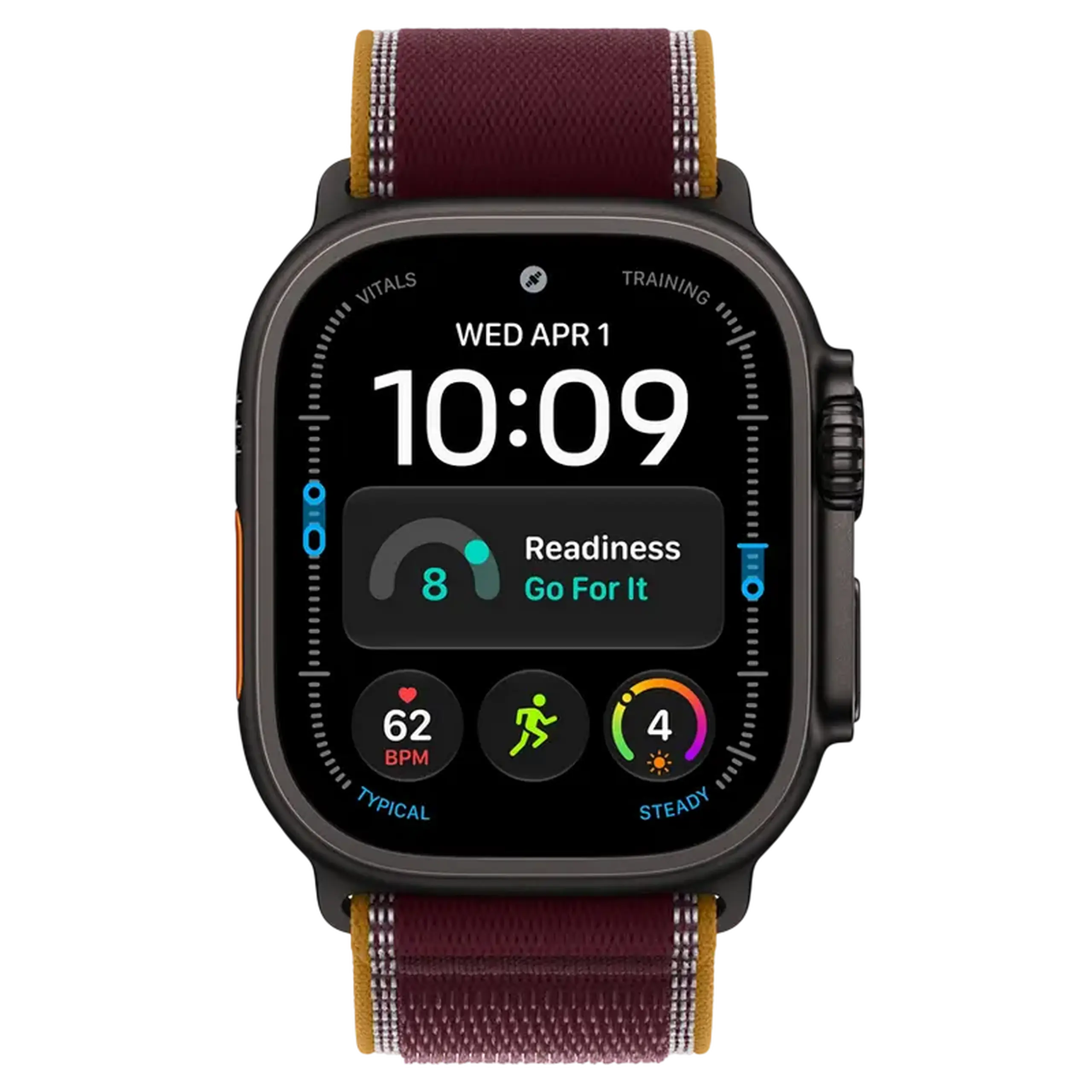 Ceas inteligent Apple Watch 4, 49mm, Bordo