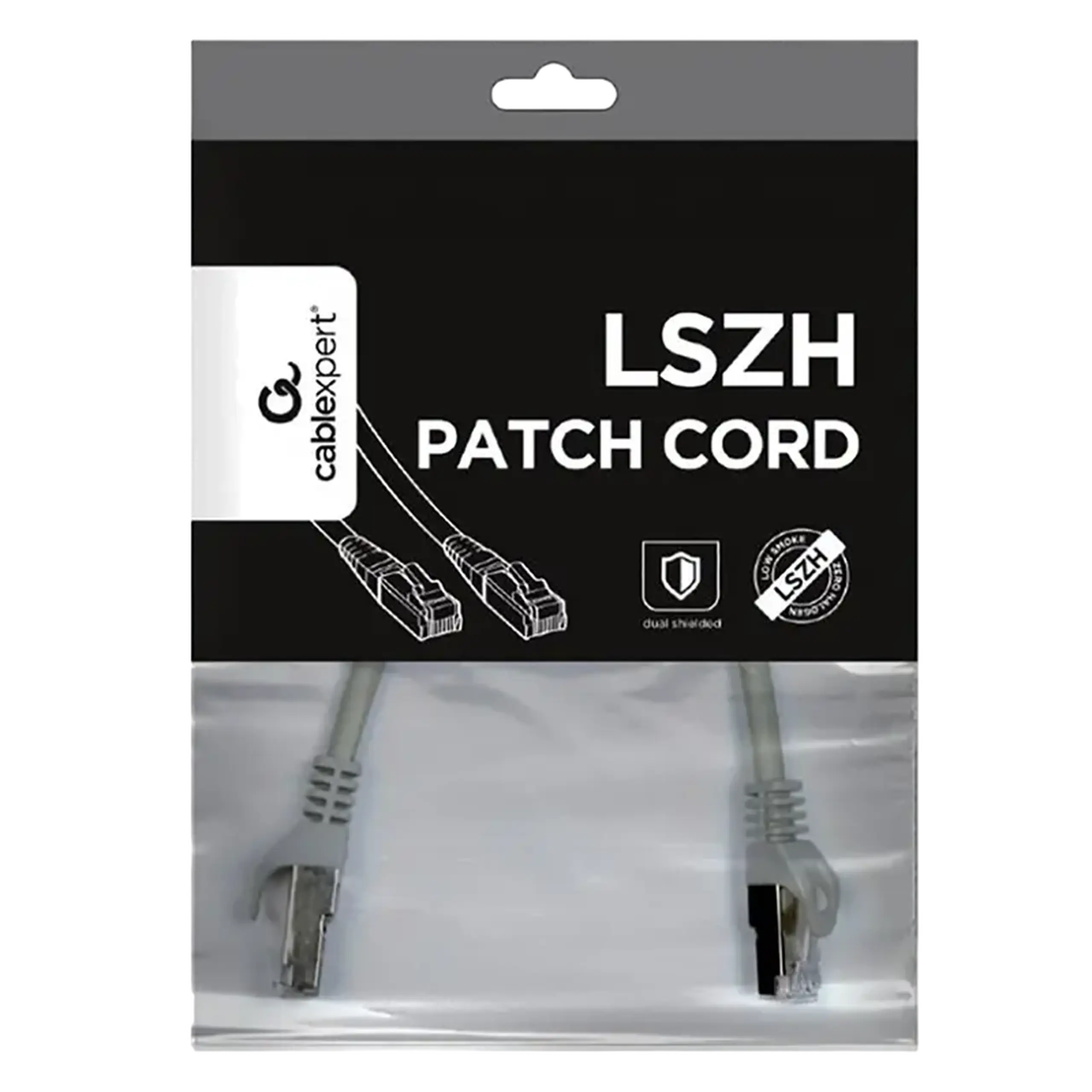 Patch cord Cablexpert PP6U-2M, Cat6 UTP, 2m, Gri
