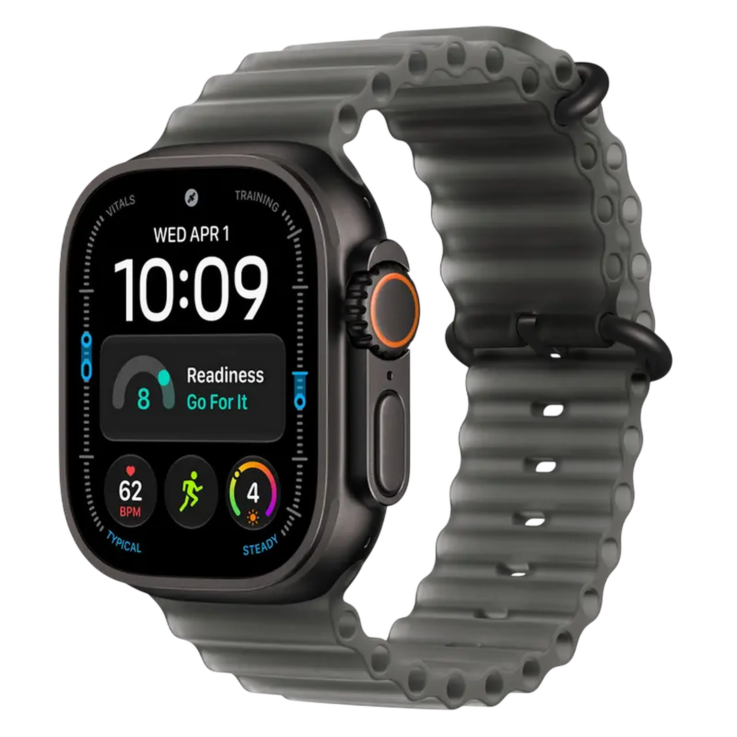 Ceas inteligent Apple Watch 4, 49mm, Translucent Black