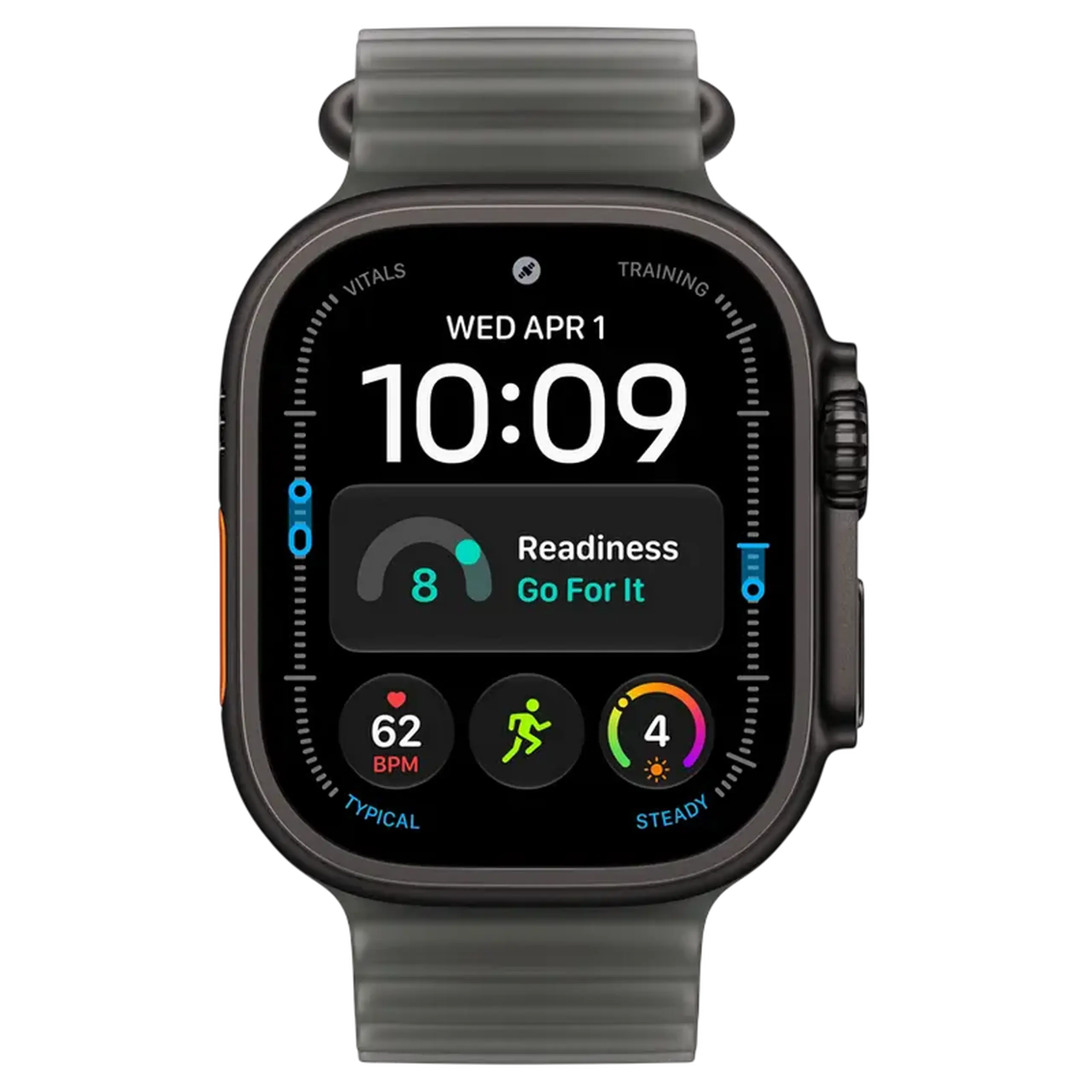 Ceas inteligent Apple Watch 4, 49mm, Translucent Black