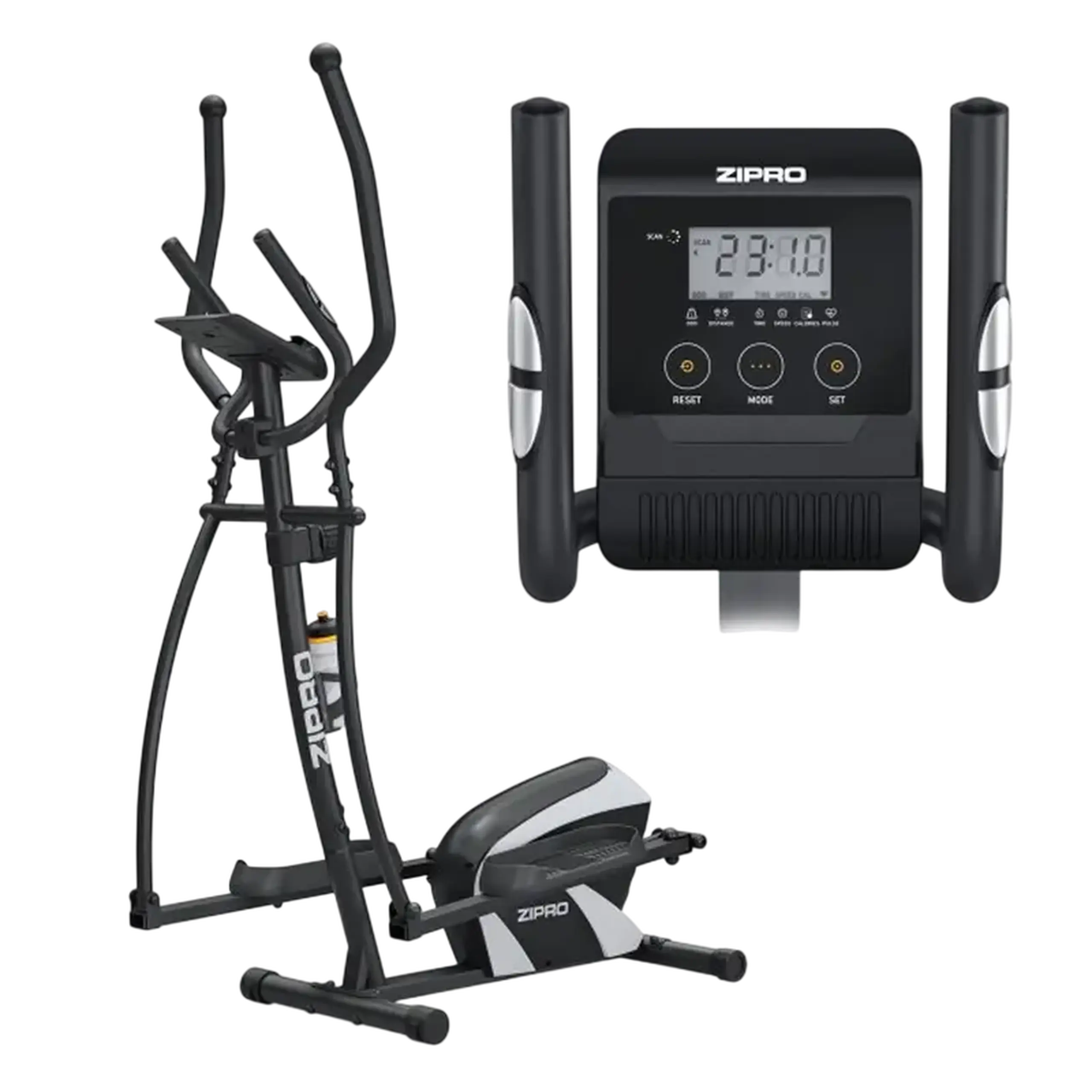 Bicicletă eliptică Zipro Shox RS, Negru