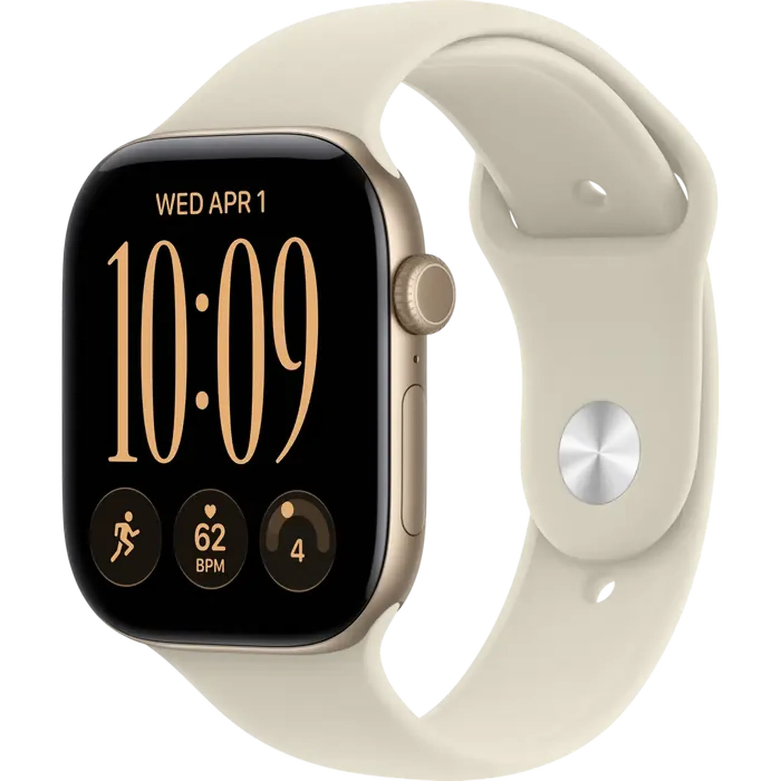 Ceas inteligent Apple Watch Series 12, 46mm, Sand