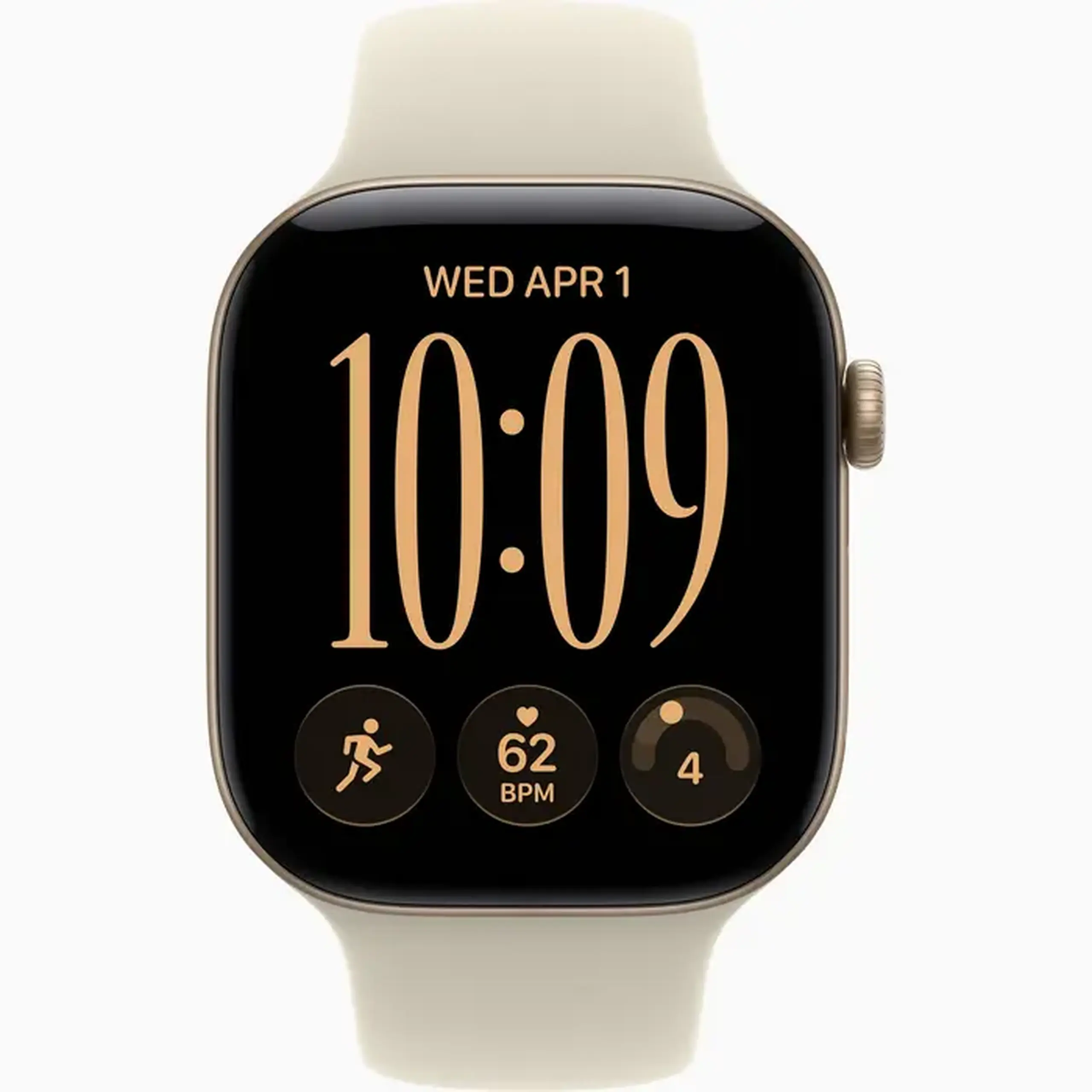 Ceas inteligent Apple Watch Series 12, 46mm, Sand