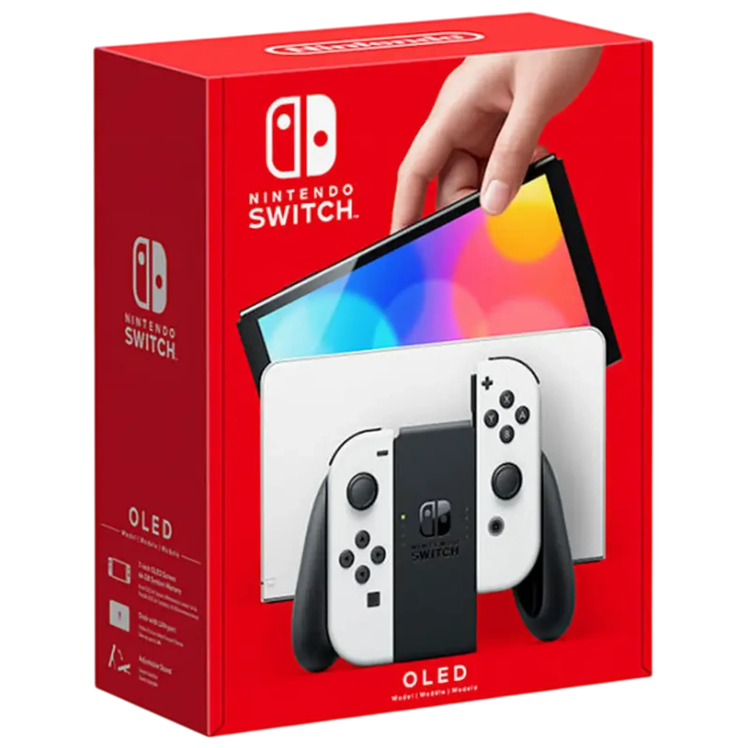 Consolă portabilă pentru jocuri Nintendo Switch Oled, Alb