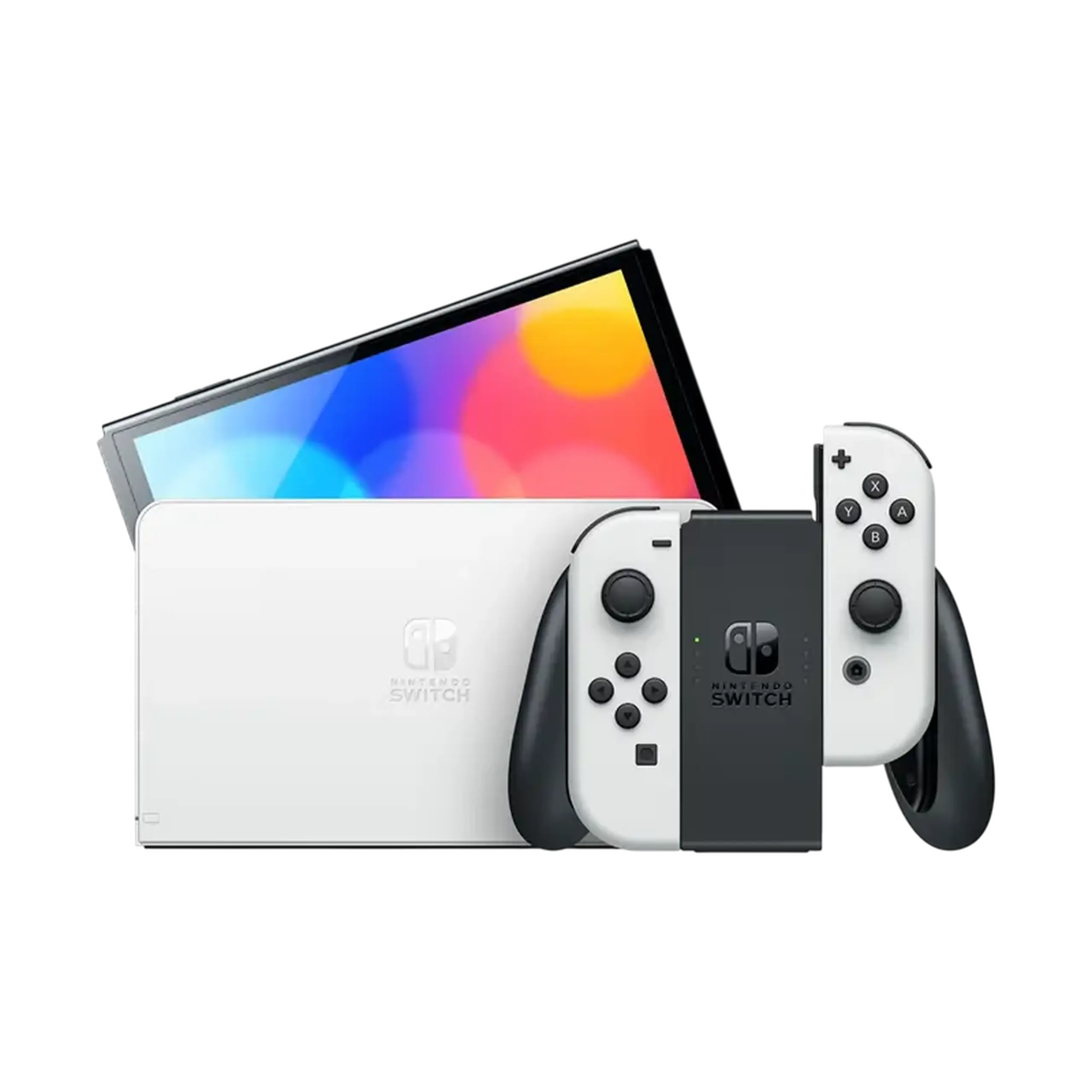Consolă portabilă pentru jocuri Nintendo Switch Oled, Alb
