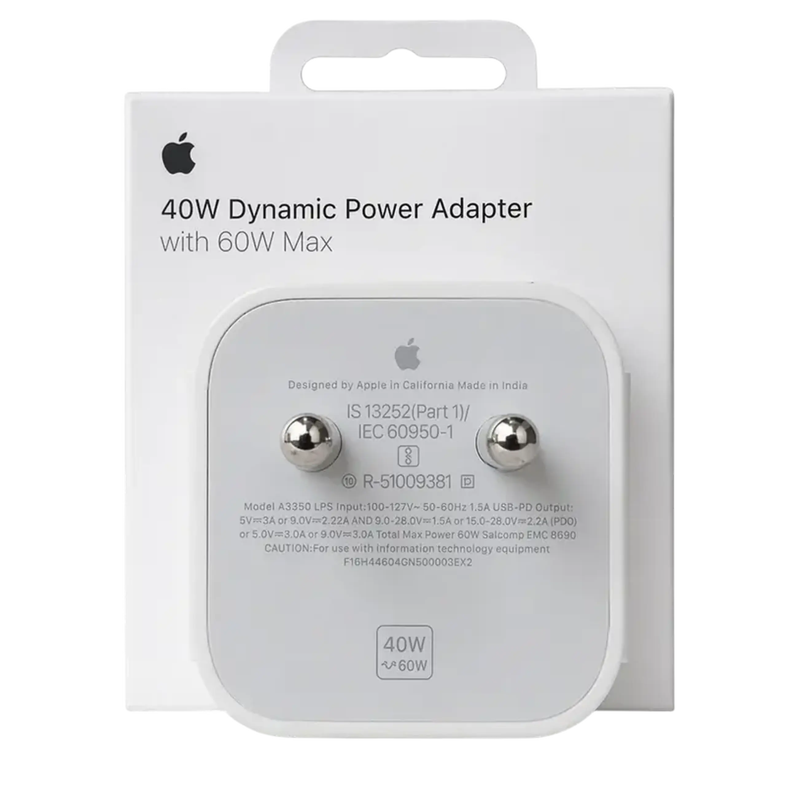 Încărcător Apple 40W USB-C Dynamic,, Alb