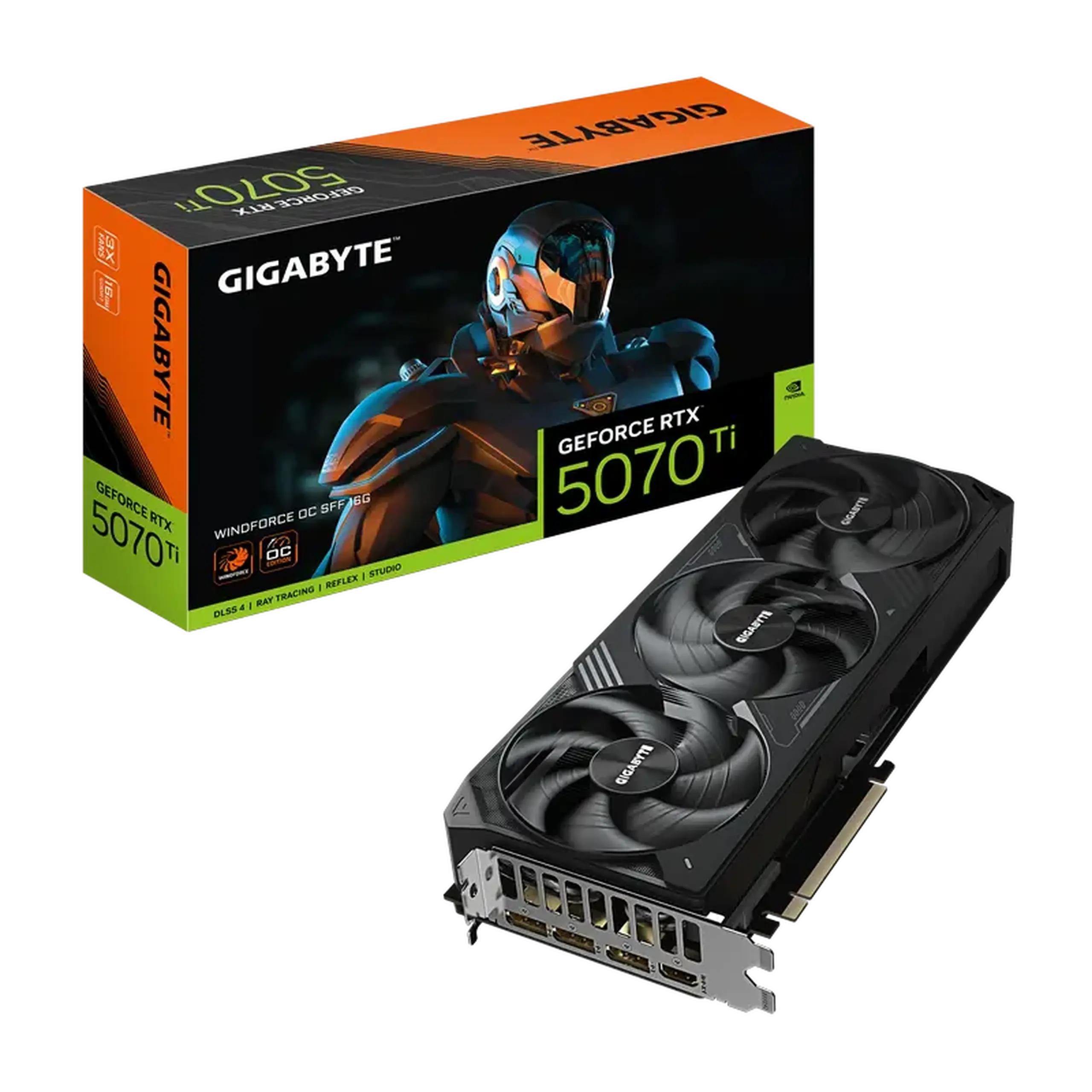Placă Video Gigabyte GV-N507TWF3OC-16GD, 16GB GDDR7 256bit (GV-N507TWF3OC-16GD)