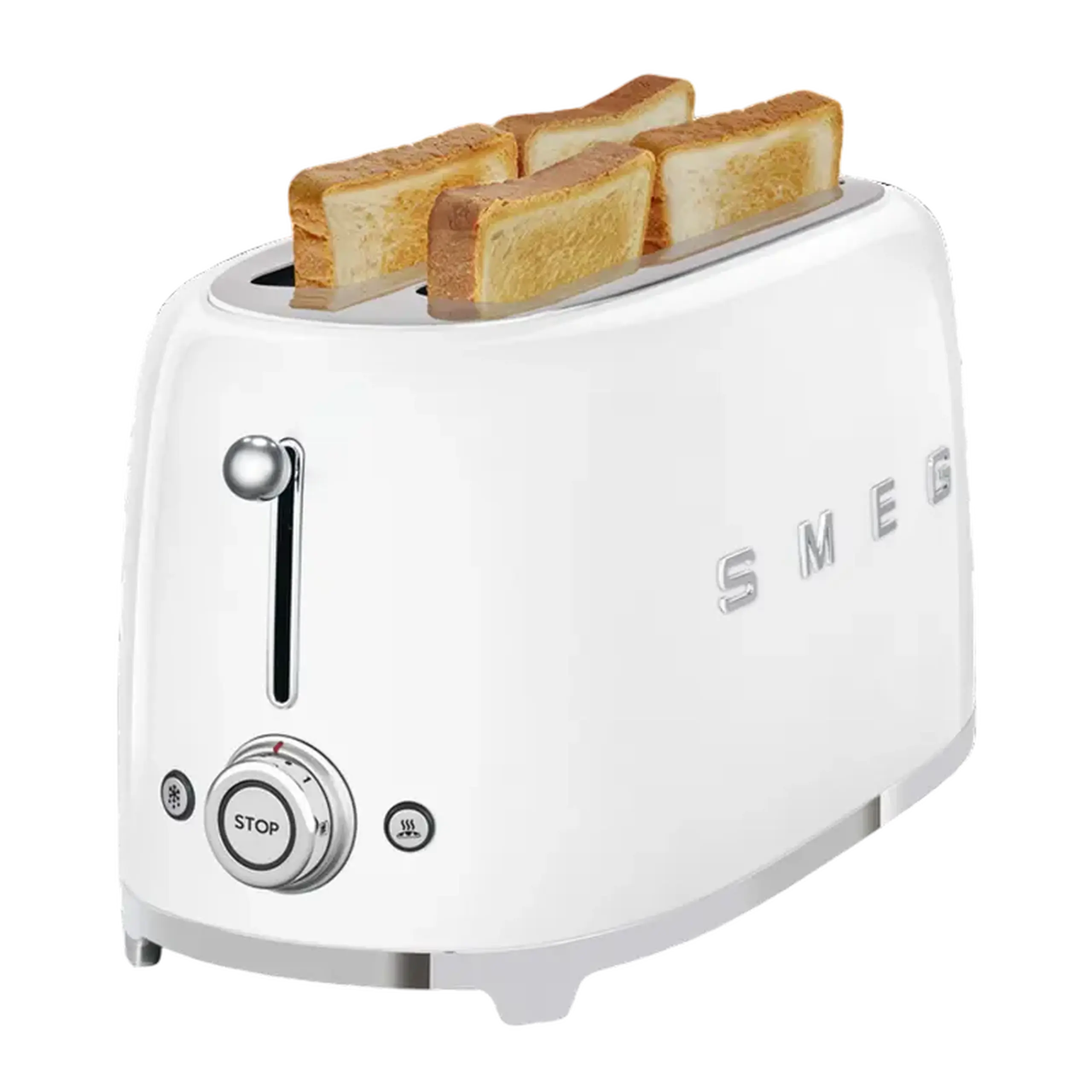Toaster Smeg TSF02WHEU, Alb