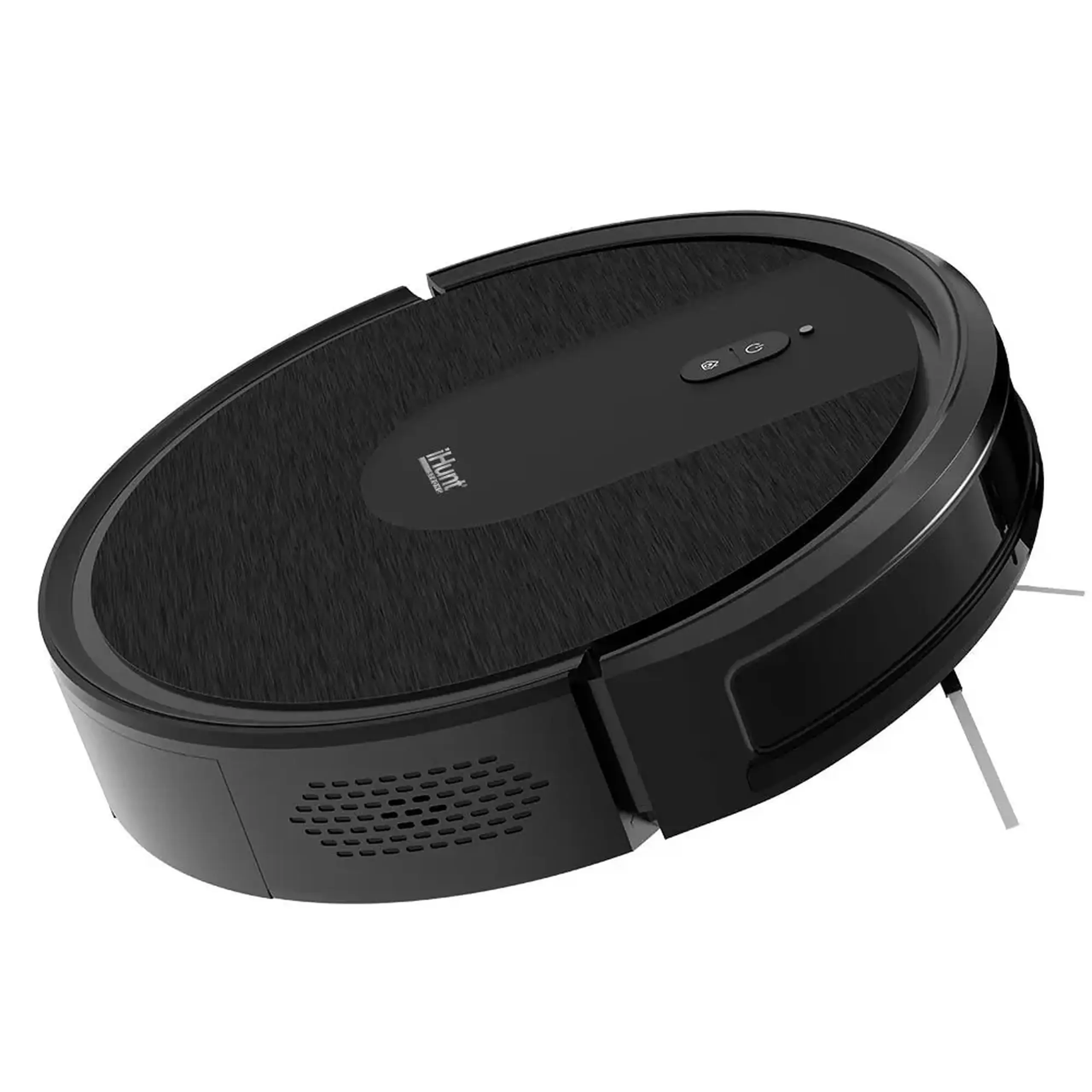 Robot aspirare iHunt Bro Robo Clean V3, Wi-Fi, Aplicatie, Curatare Umeda si Uscata, 2700PA, Multisuprafete, 3-in-1, Rezervor Apa, Silentios, Filtre HEPA, Statie incarcare, Black