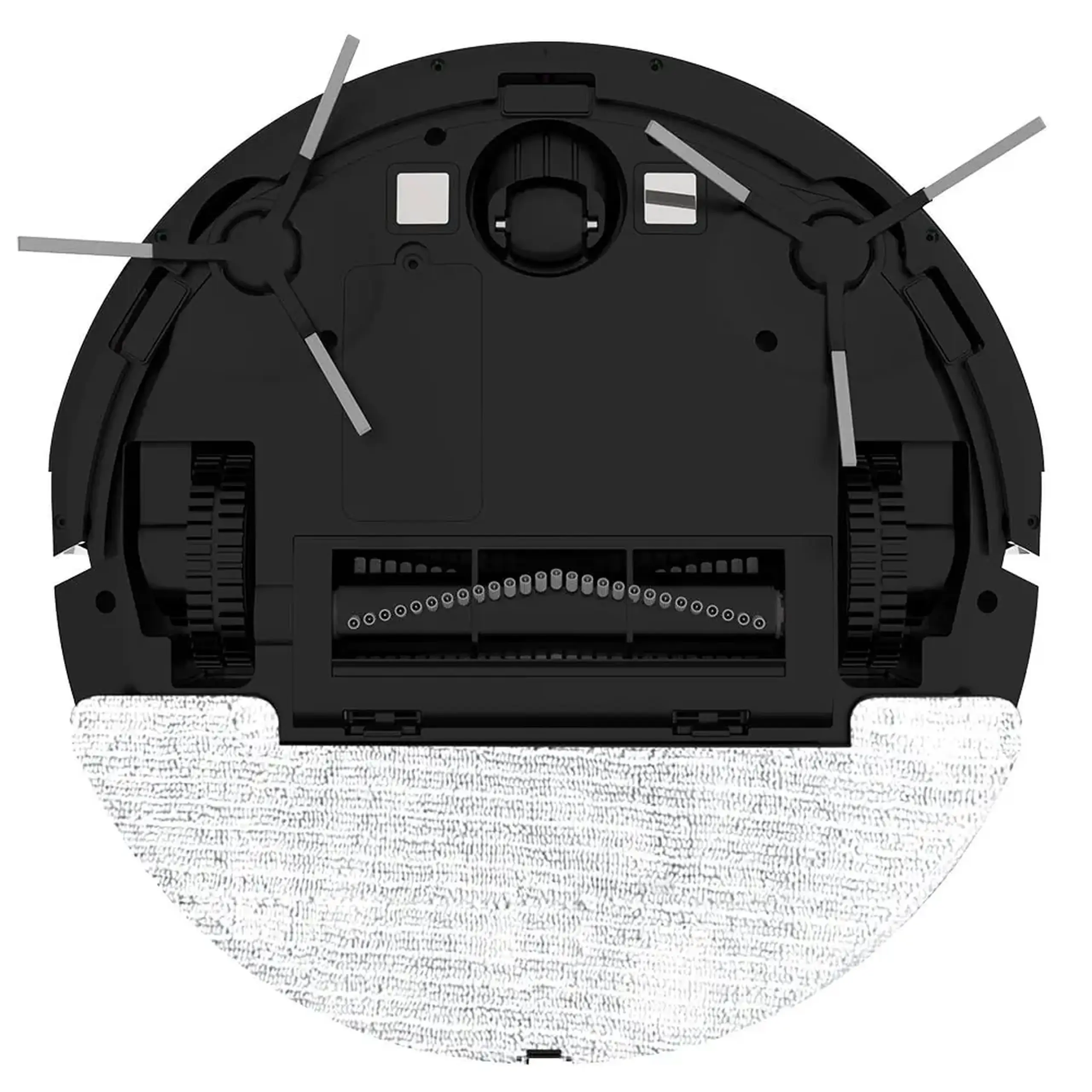 Robot aspirare iHunt Bro Robo Clean V3, Wi-Fi, Aplicatie, Curatare Umeda si Uscata, 2700PA, Multisuprafete, 3-in-1, Rezervor Apa, Silentios, Filtre HEPA, Statie incarcare, Black