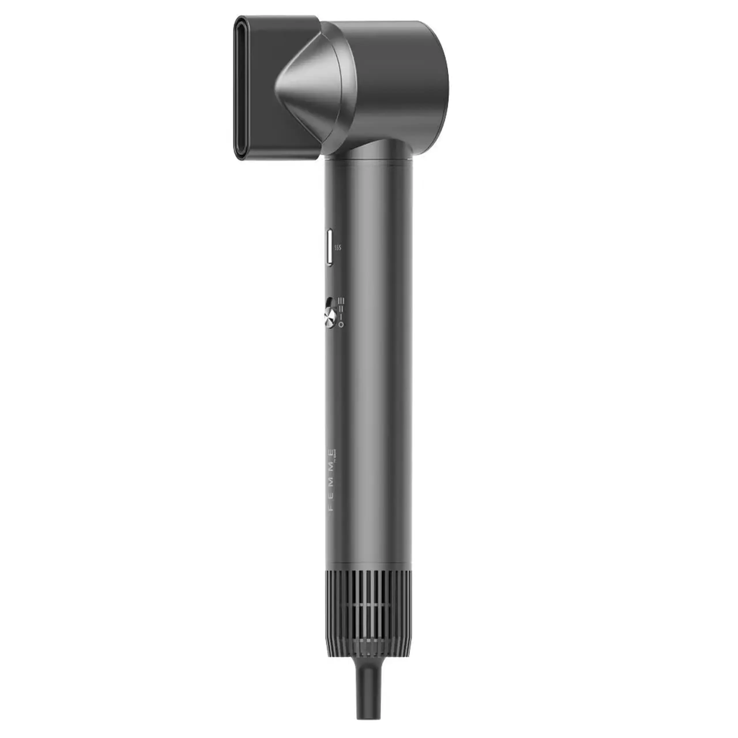 Uscator de par profesional iHunt Femme 7 in 1 Dryer HD4 Pro, 1300W, Set 7 Accesorii incluse, 3 Trepte de viteza, 4 Trepte de temperatura, Functie aer rece, Geanta Portabila, Premium, Silver