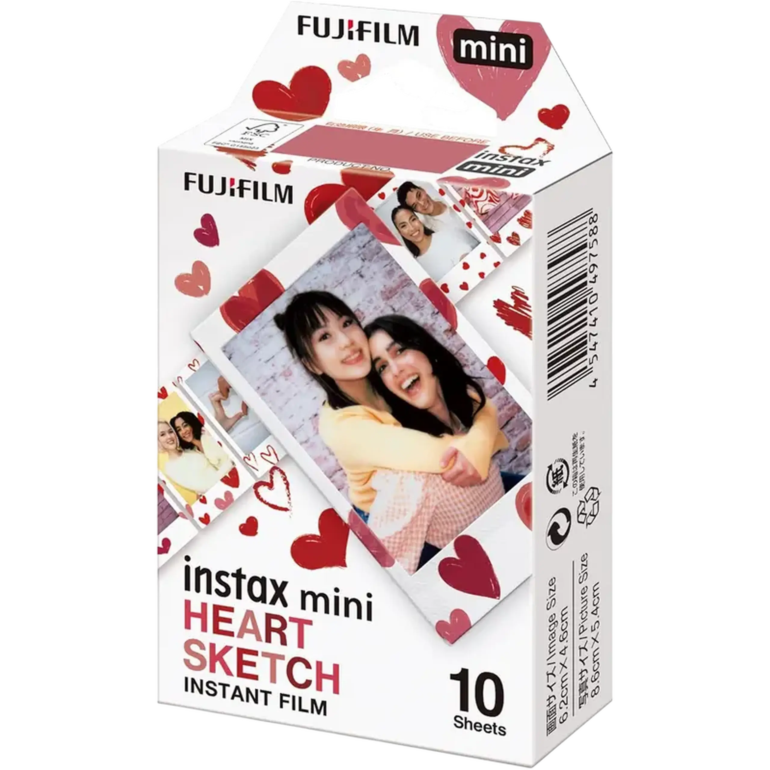 Hârtie foto Fujifilm Instax Mini Instant Film, Alb