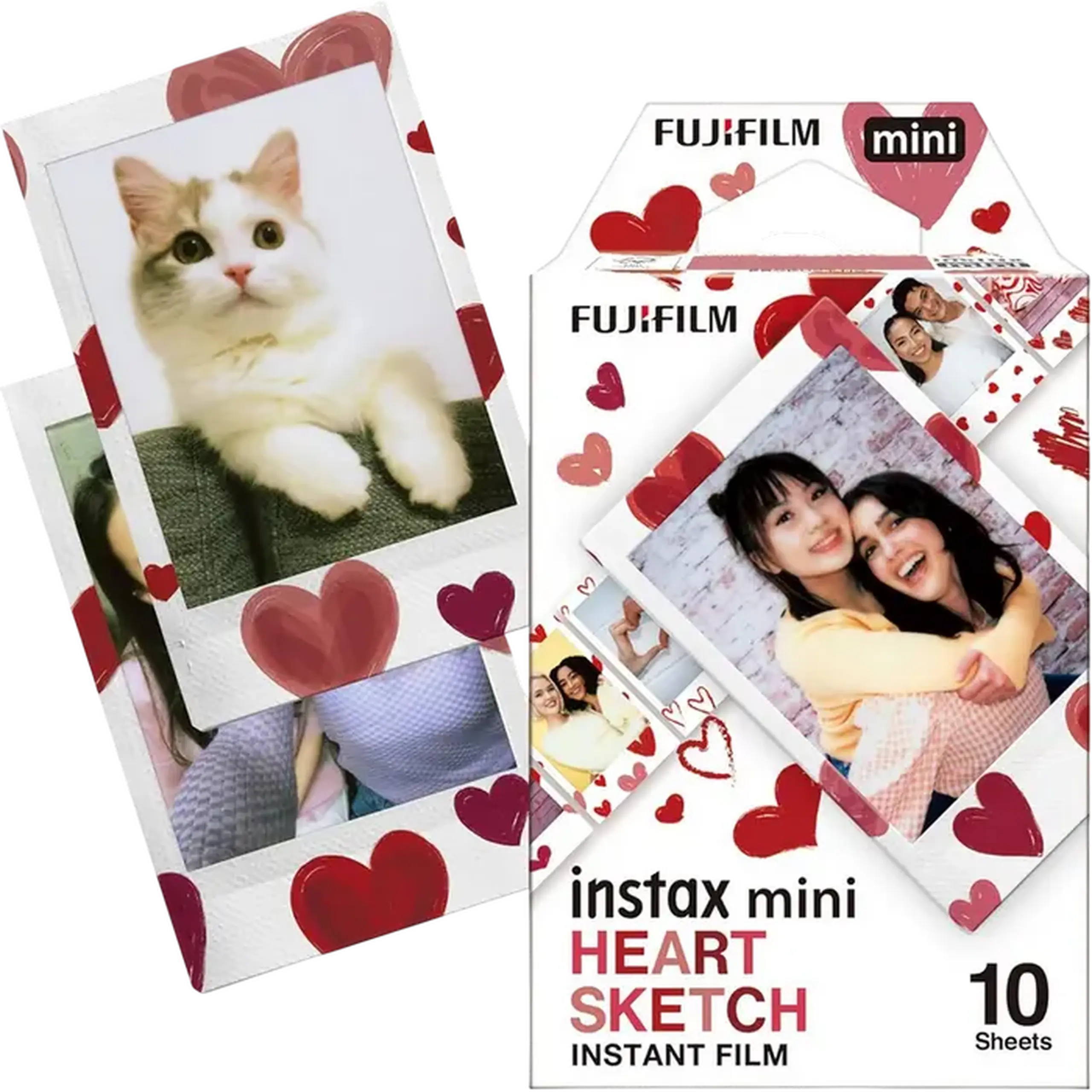 Hârtie foto Fujifilm Instax Mini Instant Film, Alb