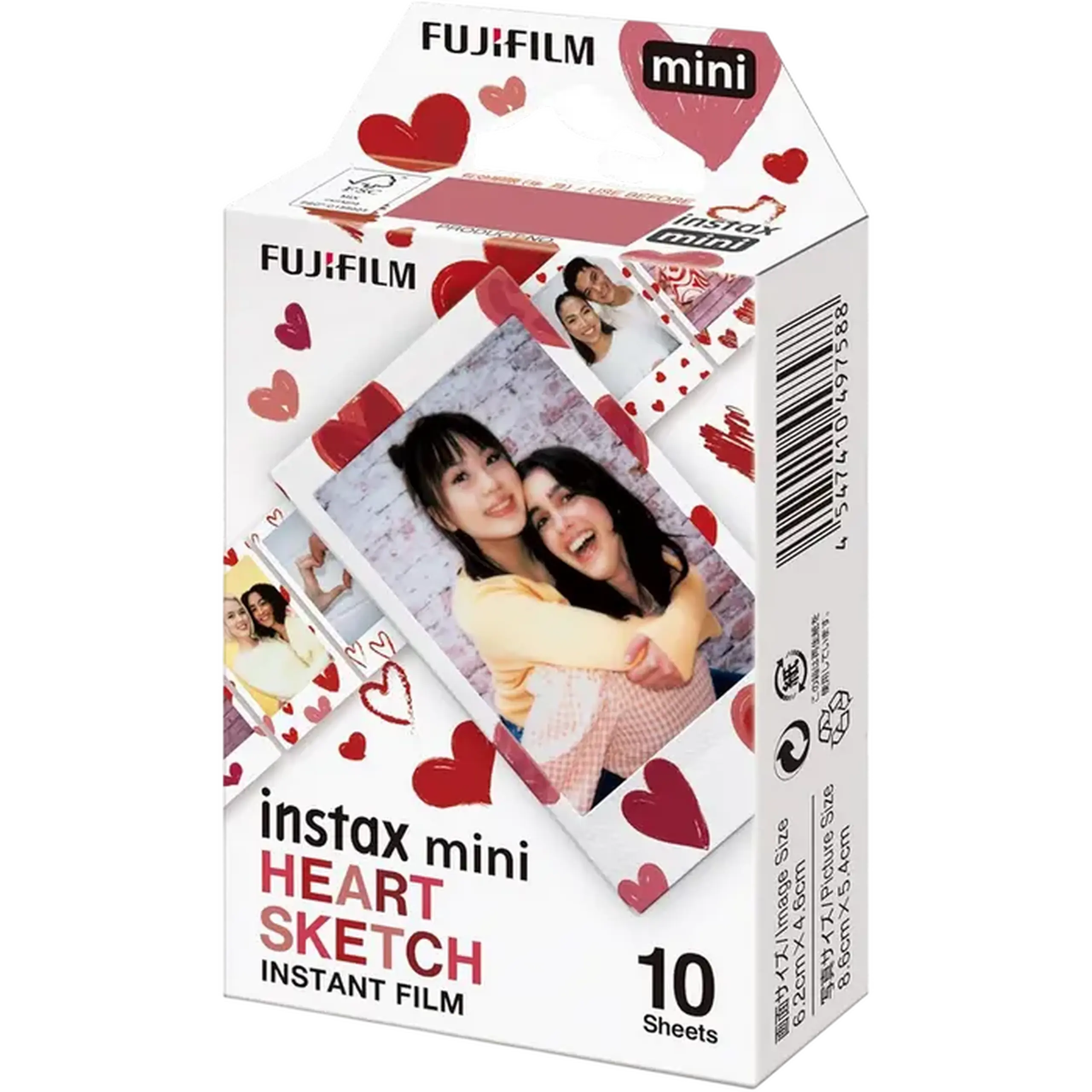 Hârtie foto Fujifilm Instax Mini Instant Film, Alb