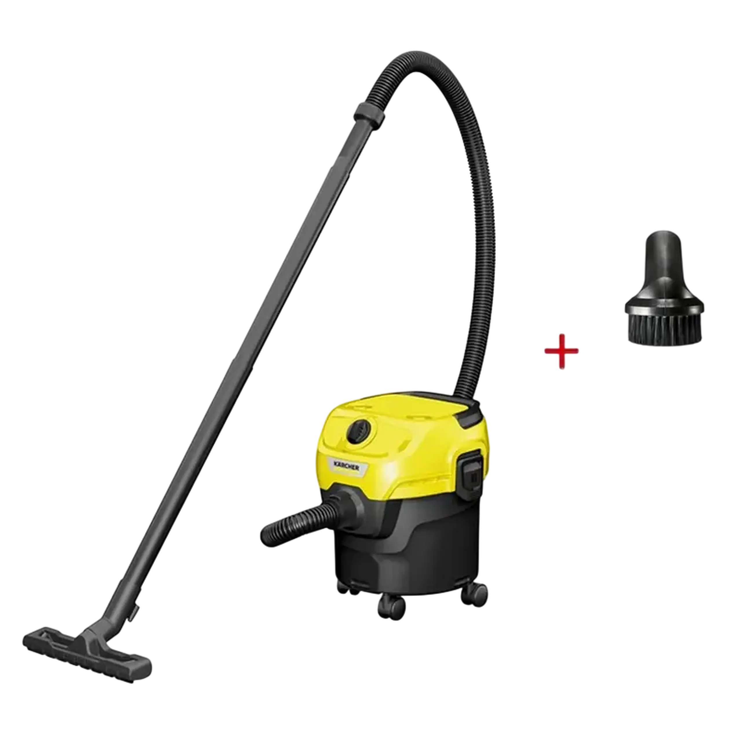 Aspirator Karcher WD 1 + Duza WD 1, Galben