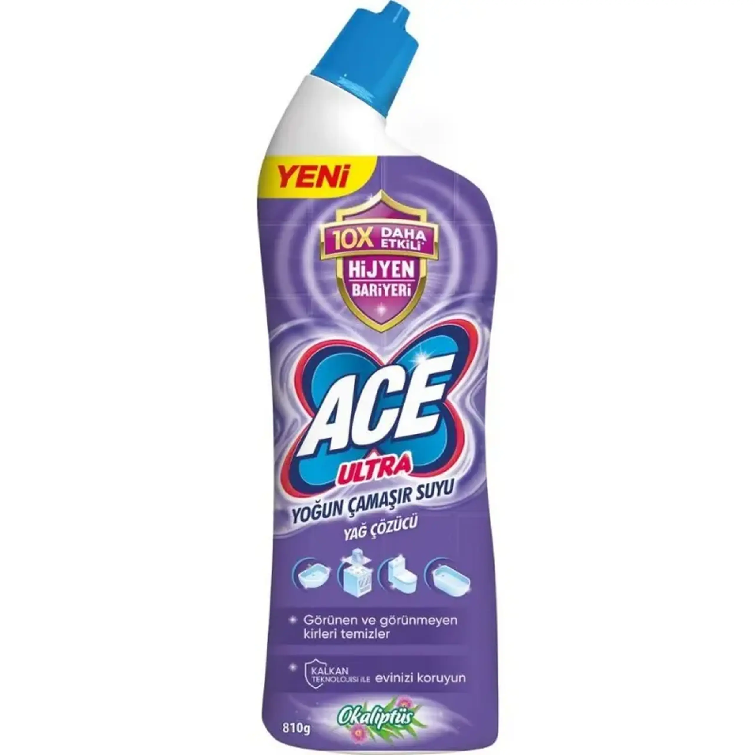 Ace 750ml ULTRA GEL WC EUCALYPT/12