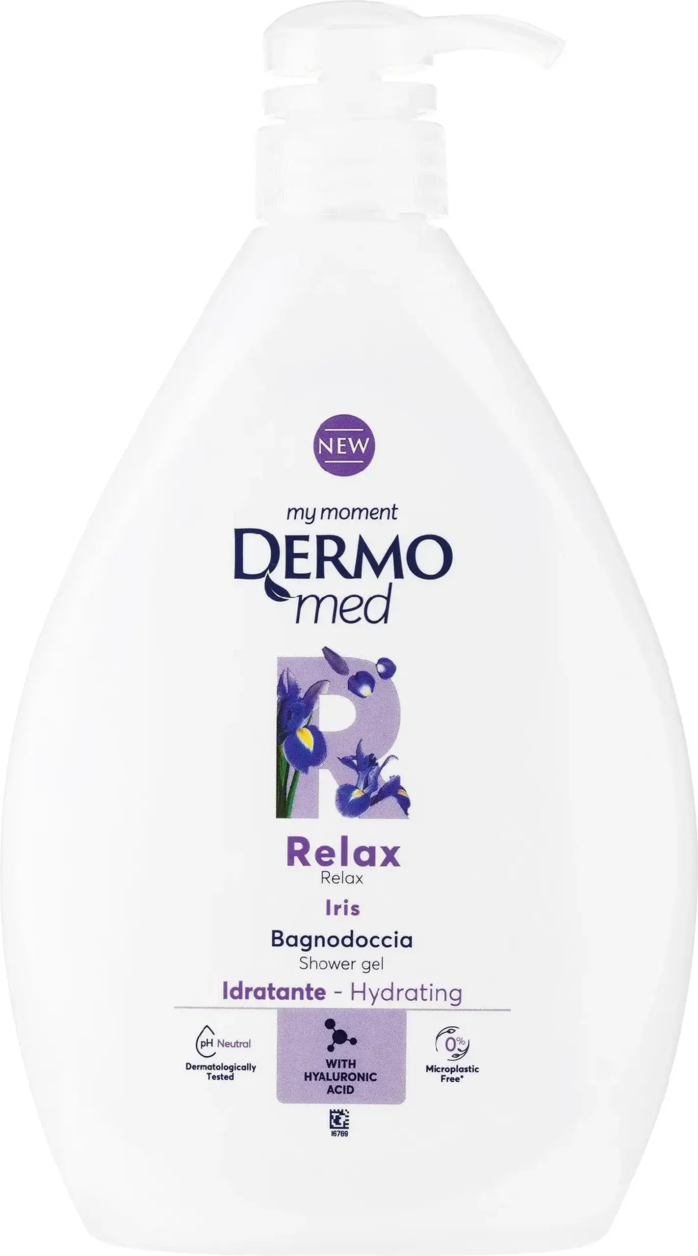 DermoMED GEL DE DUS 650ml+100ml iris
