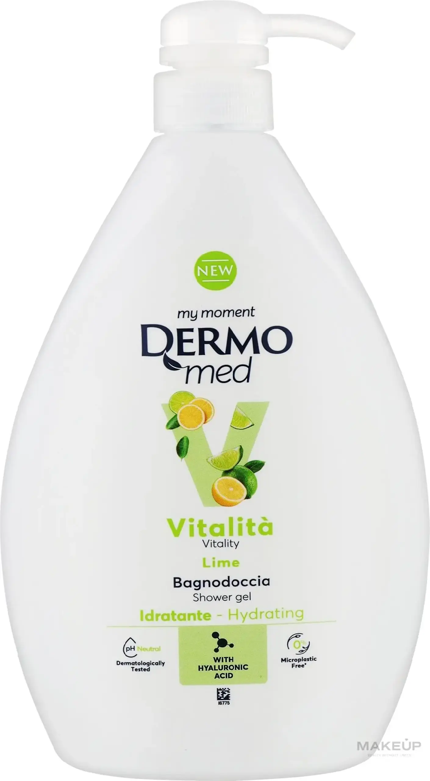 DermoMED GEL DE DUS 1L doz lime