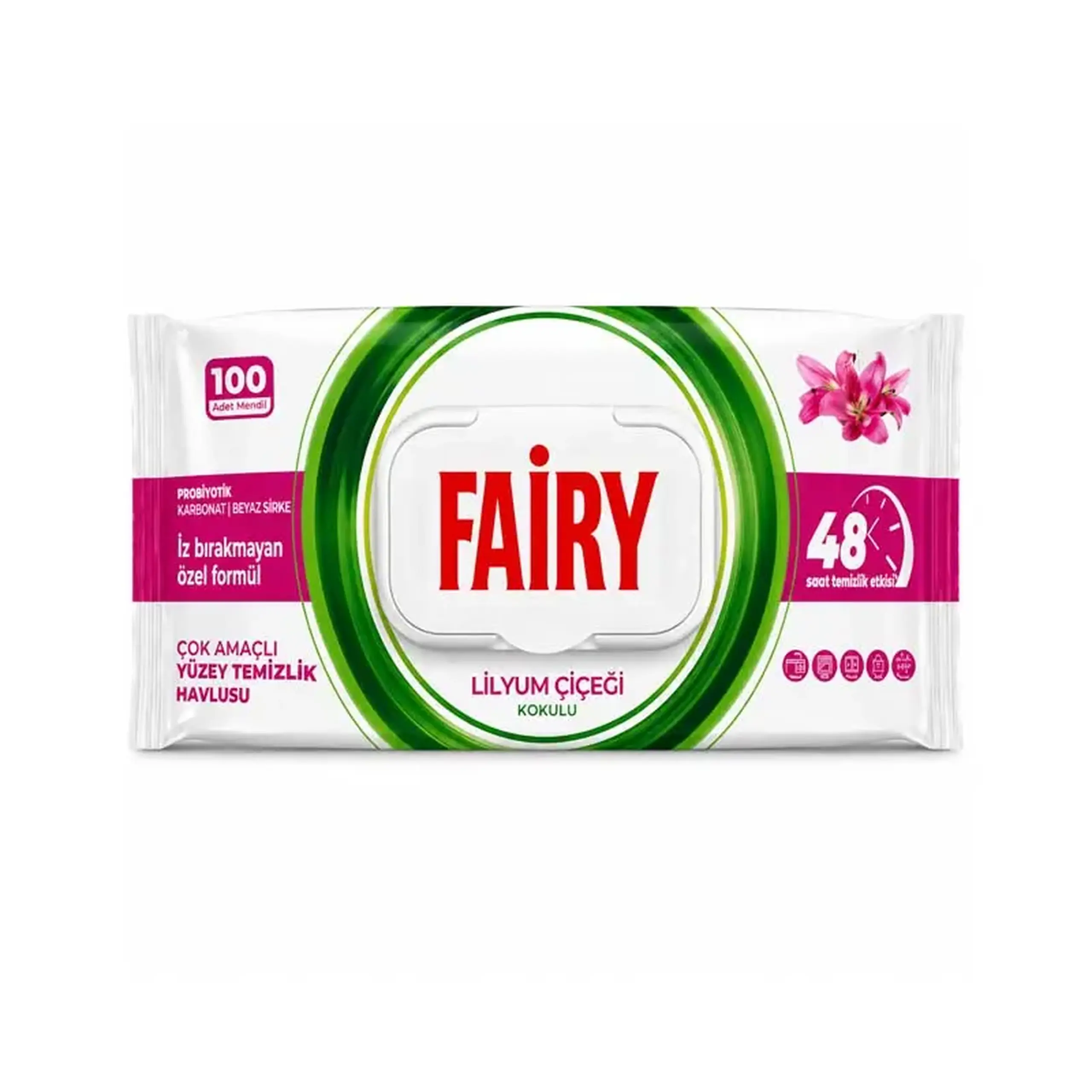 Fairy PROF servetele umede suprafete 100b lily12
