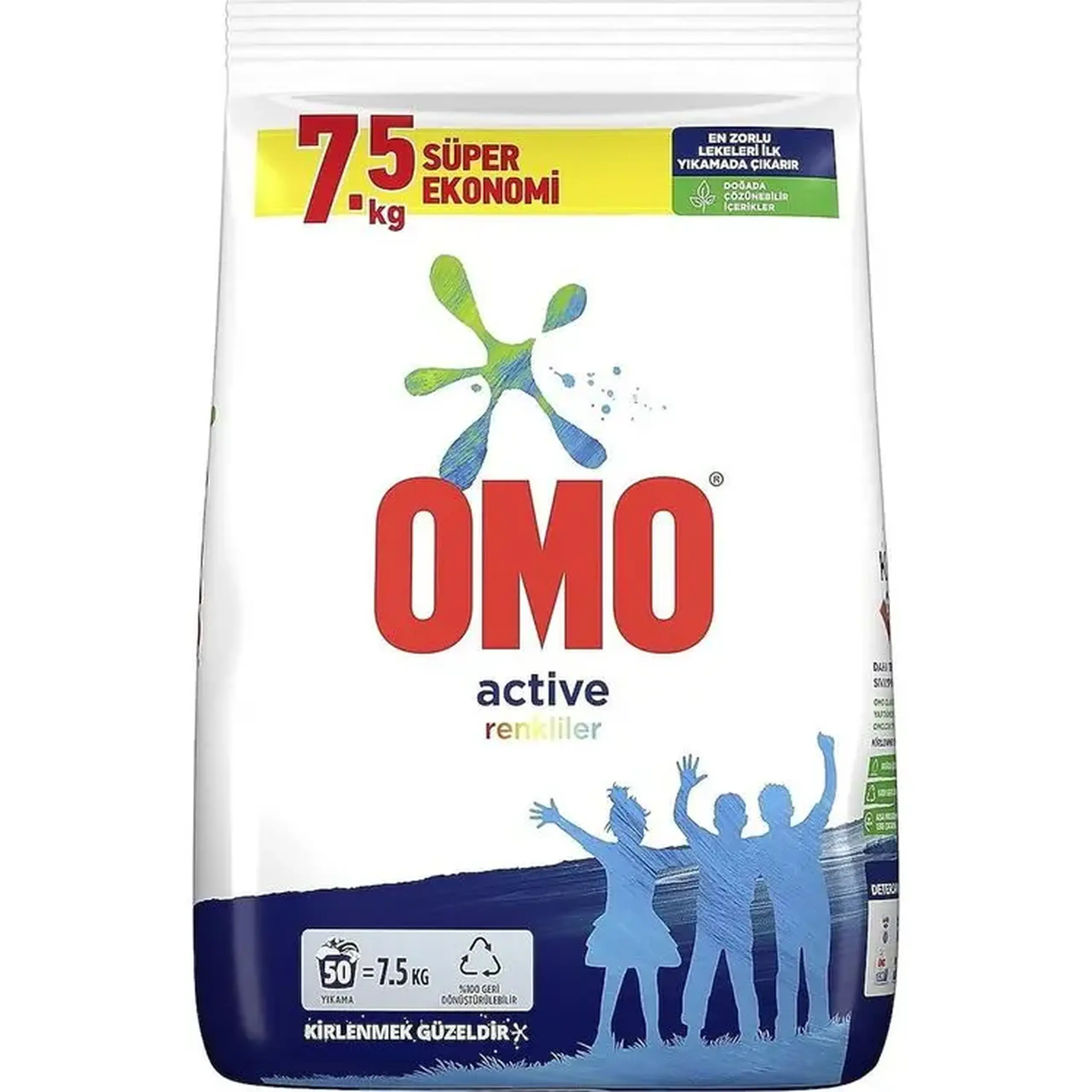omo praf 7.5kg active color