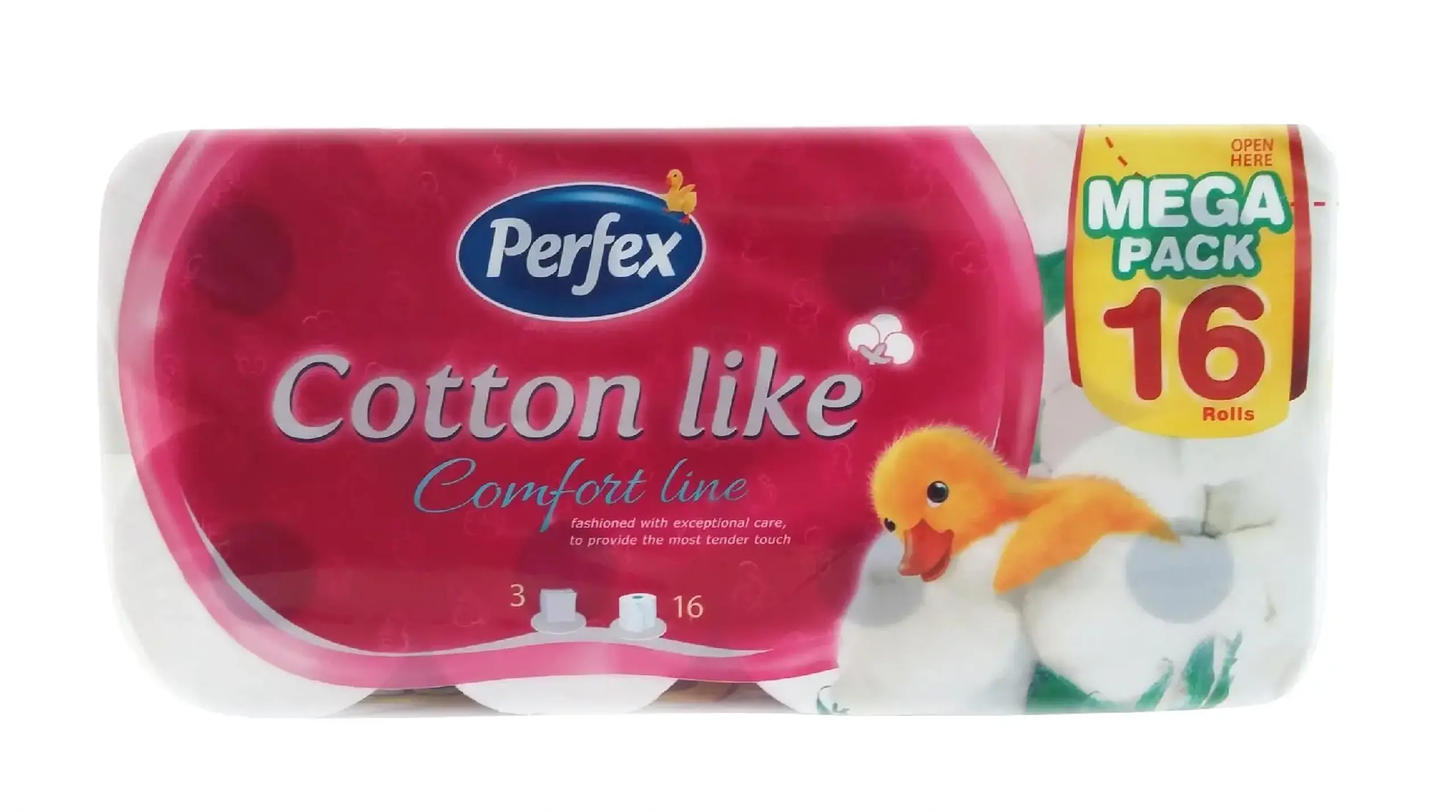 Perfex Coton COMFORT Hirtie ig 3str 16rol 135foi/6