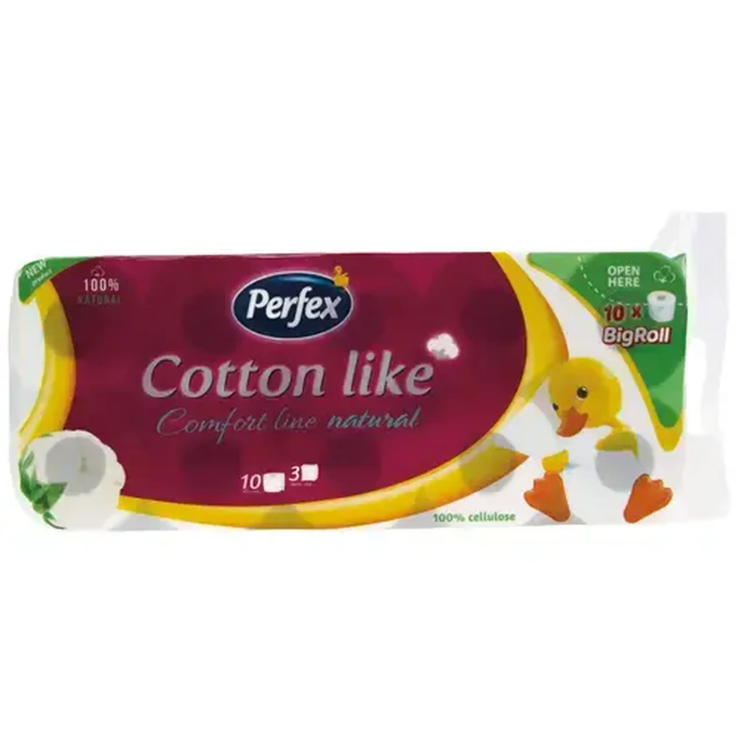 Perfex Coton comfort natural Hirtie ig 3tr. 10rol/9