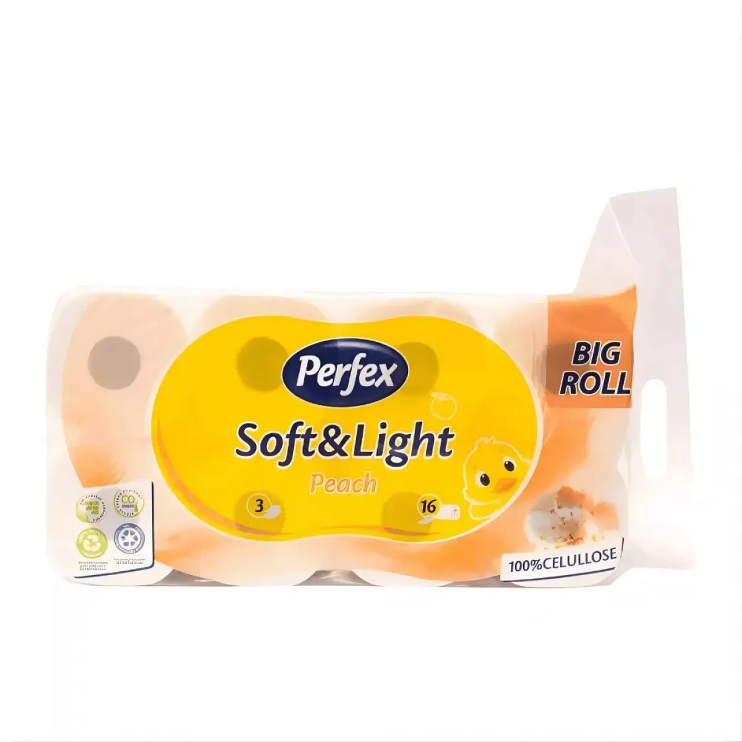 Perfex Hirtie ig. Soft&light peach 16role 3strat /3
