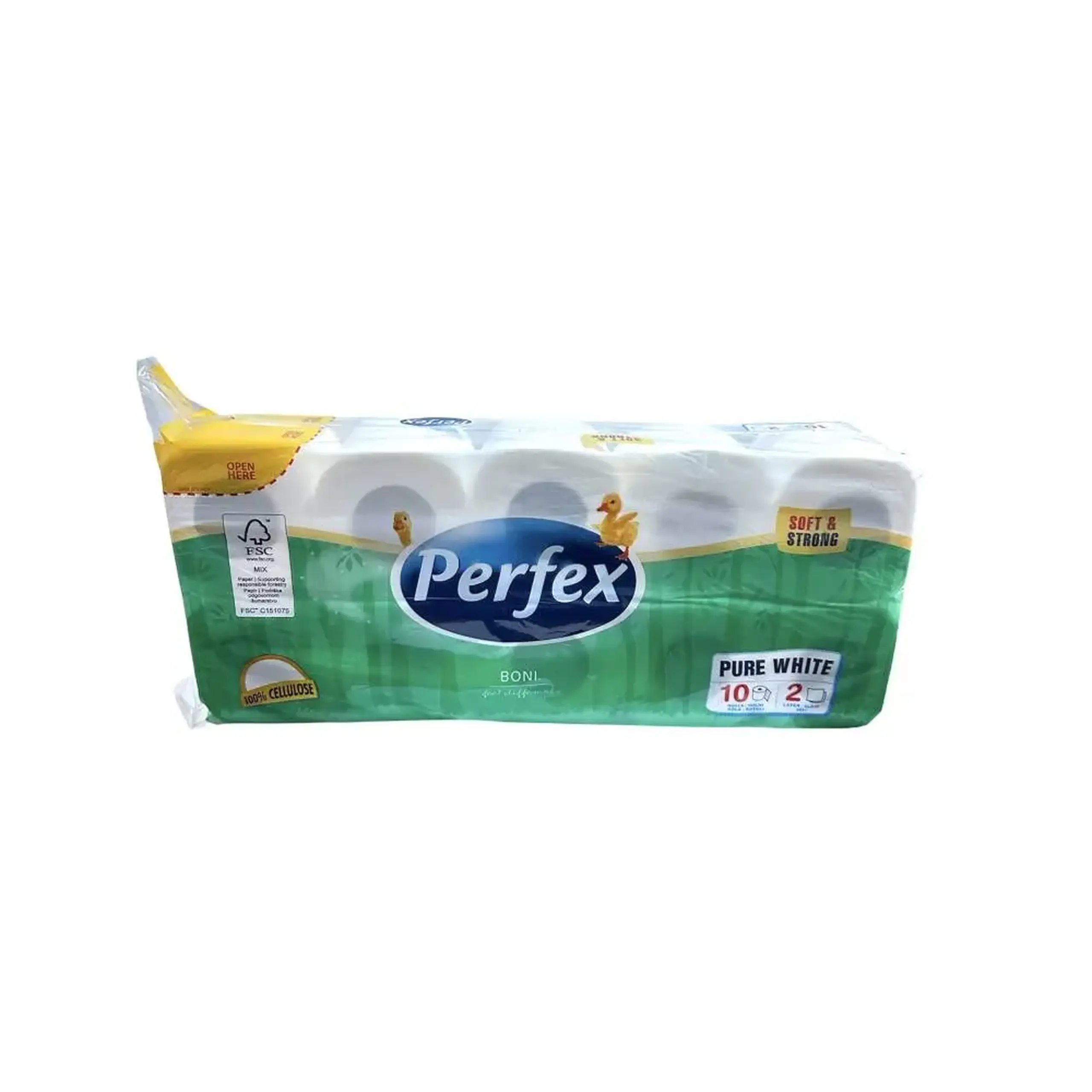 Perfex Hirtie igienica 2str. 10 role 107foi/12