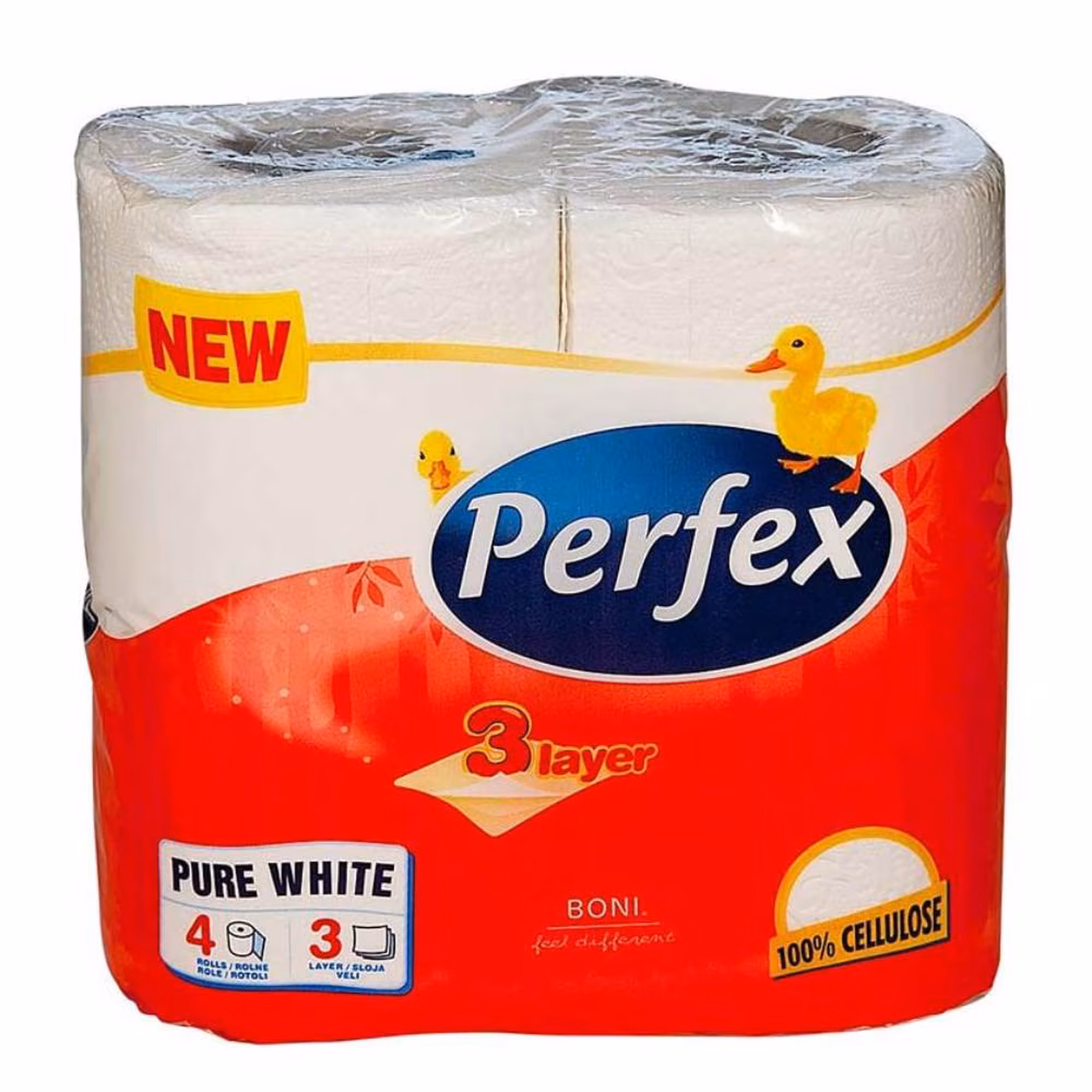 Perfex Hirtie igienica 3tr. 4role 117file/24