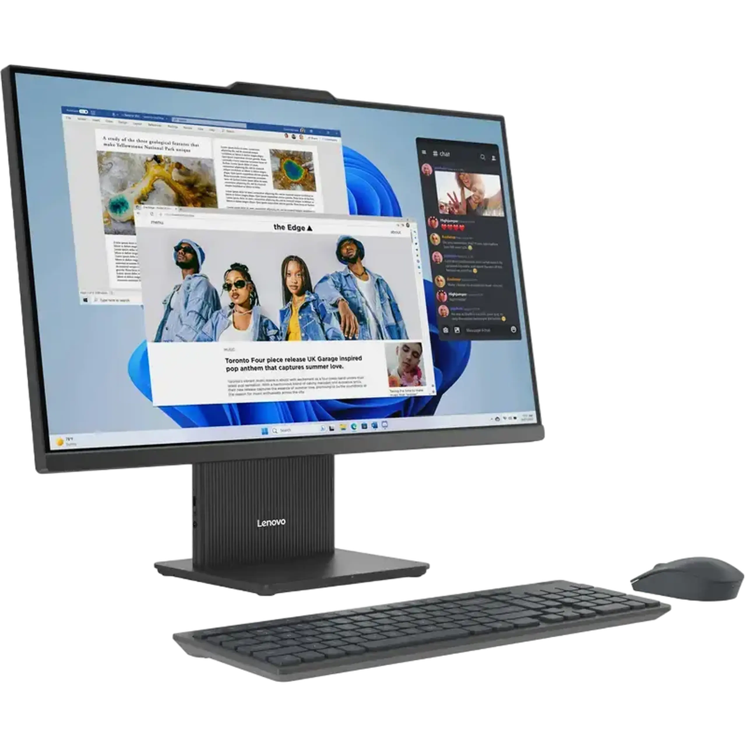 Lenovo AIO IdeaCentre 27ARR9 Luna Grey (27" FHD IPS 300nits Ryzen 5 7533HS 3.3-4.4GHz, 16GB, 512GB