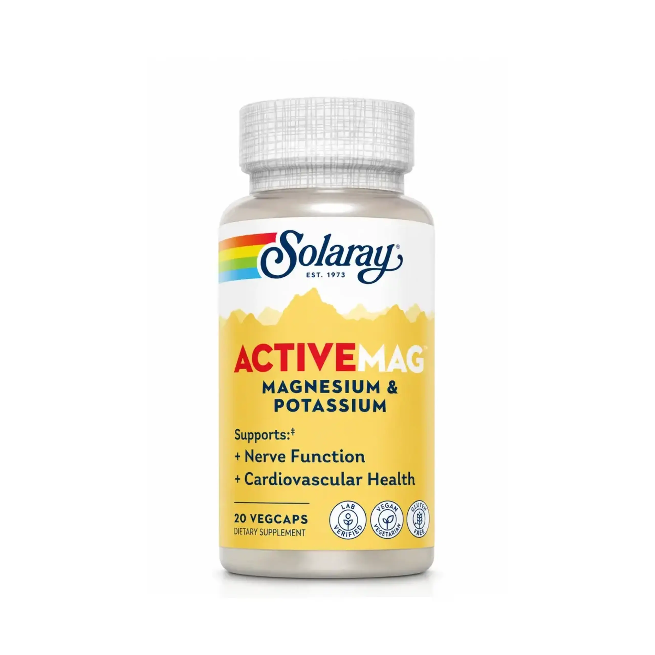 Solaray, ActiveMag 20 veg caps