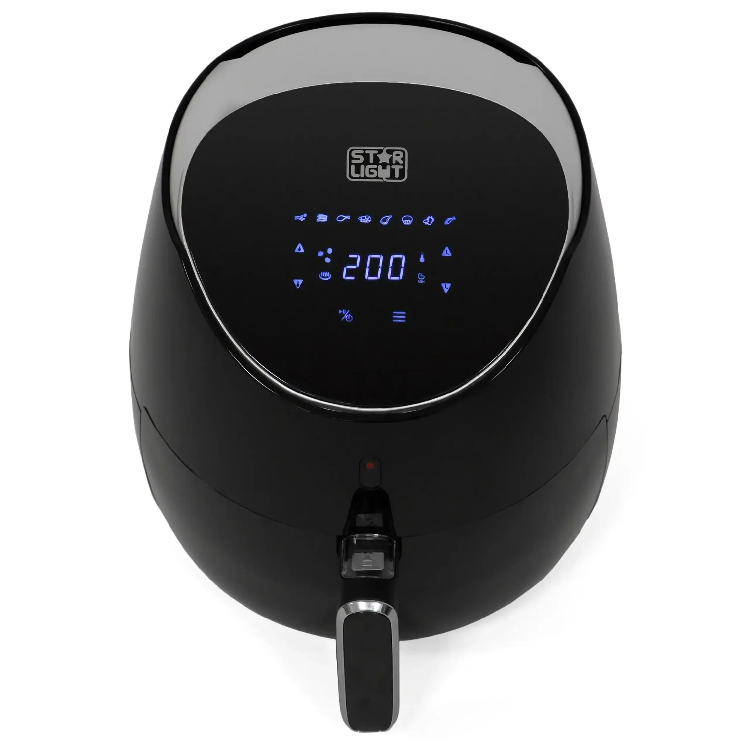 Friteuza digitala fara ulei XL Star-Light Airfryer DAFB-5020BL, 2000W, 5.0 L, Control Digital, 8 Programe Presetate, Negru