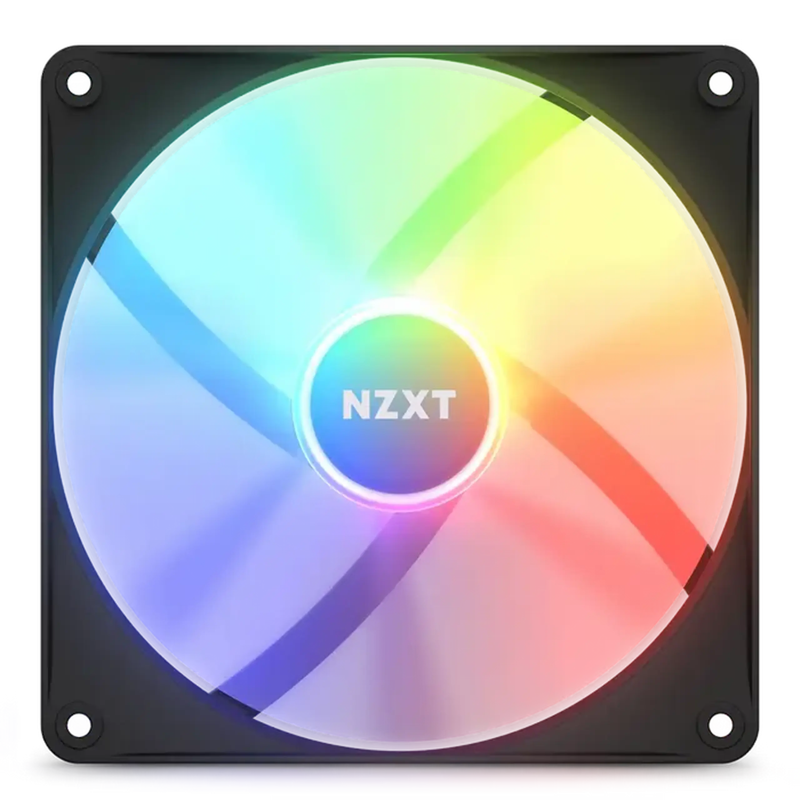 Ventilator carcasa PC NZXT F140 RGB Core, 140x140x26mm, <34.48dB, 90.79CFM, 500 - 1500RPM, FDB, 4 pini, PWM, RGB