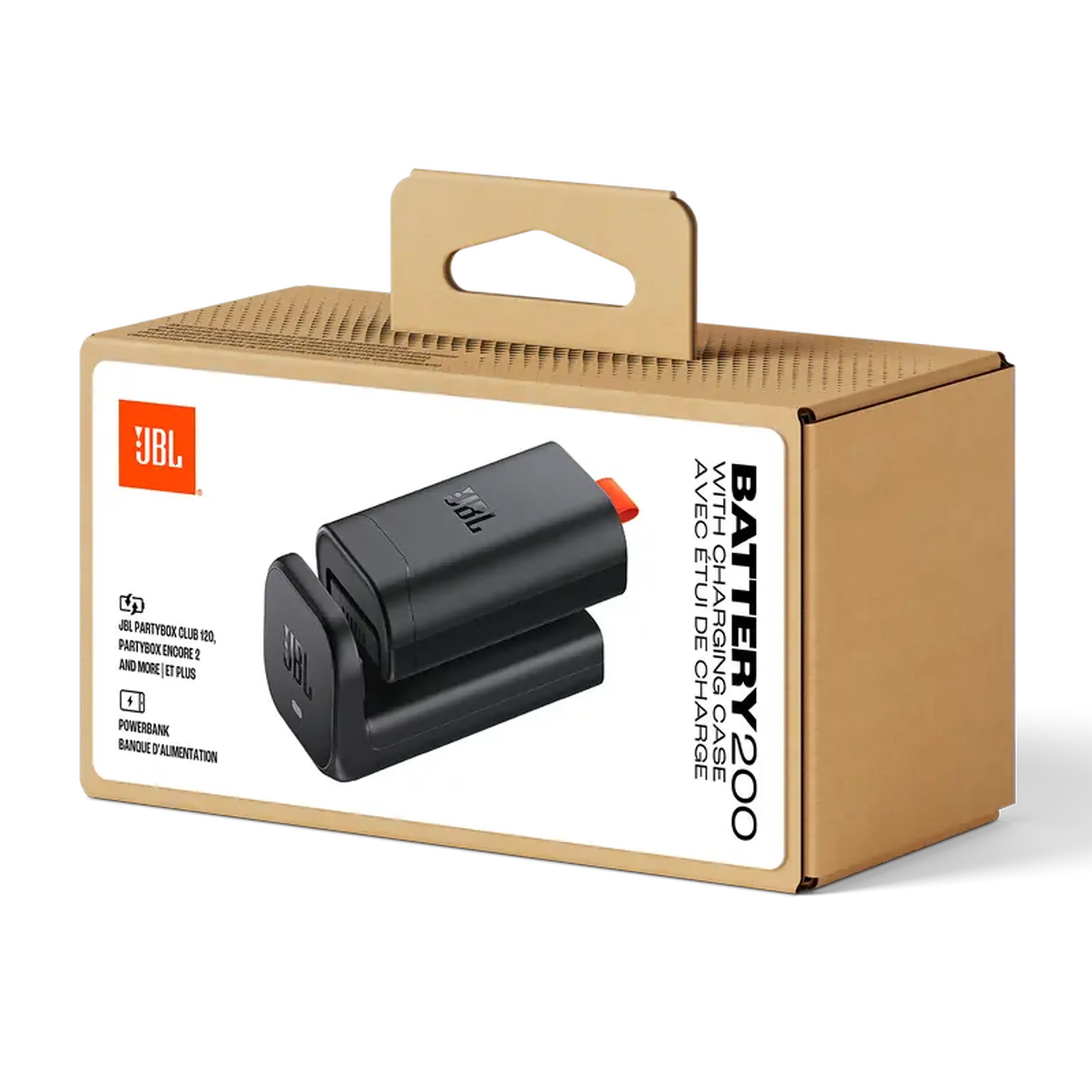 JBL Battery 200 with charging case for Partybox Club 120, Black