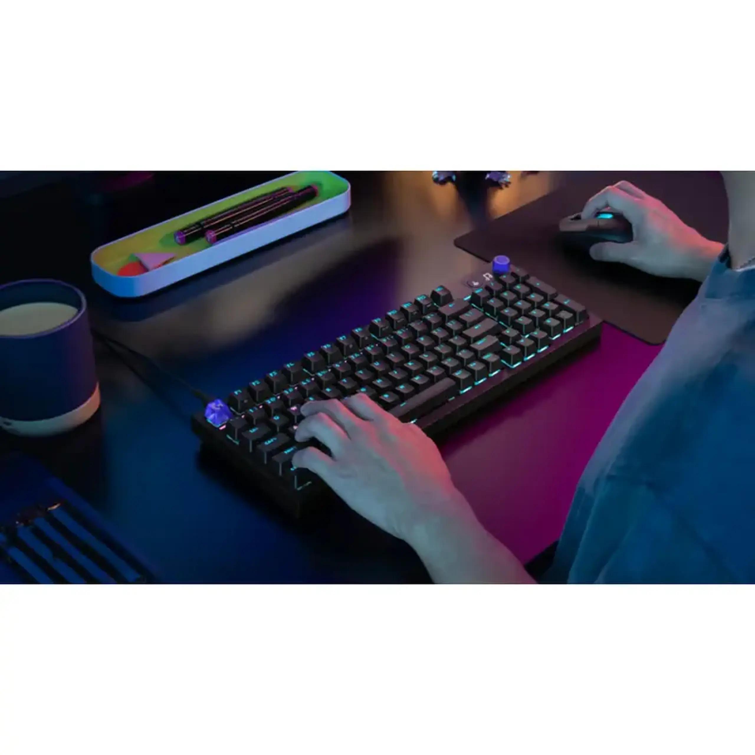 Tastatură Logitech G316 X 98, Cu fir, Negru