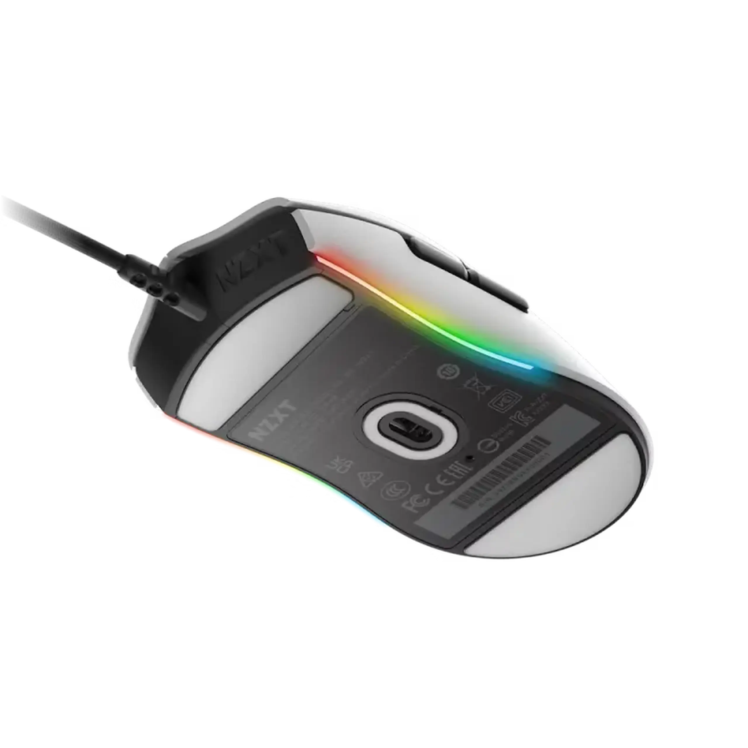 Gaming Mouse NZXT Lift, Alb