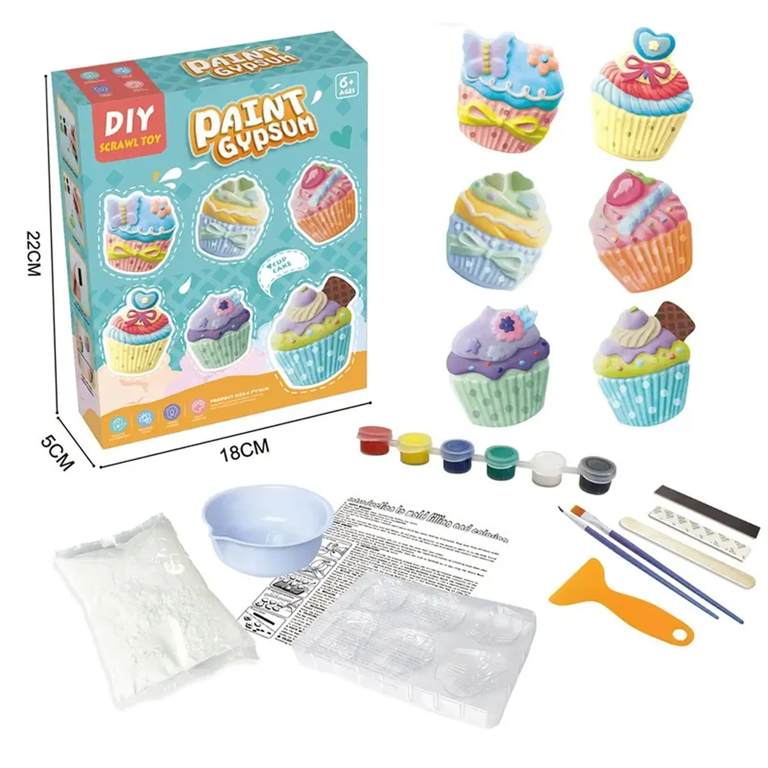 Set creatie din gips (instructiune in romana)
