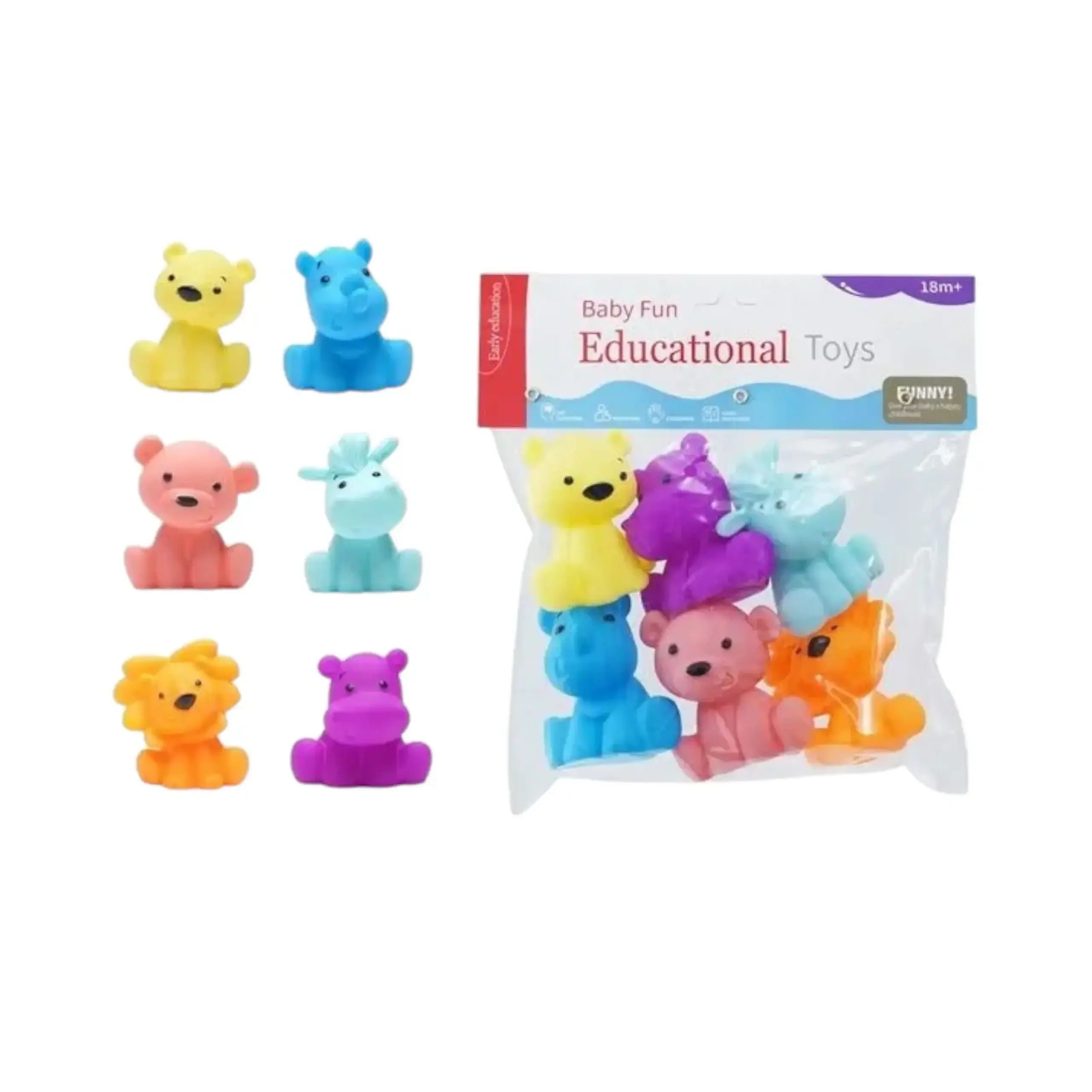 Set jucarii pentru baie (6 buc)