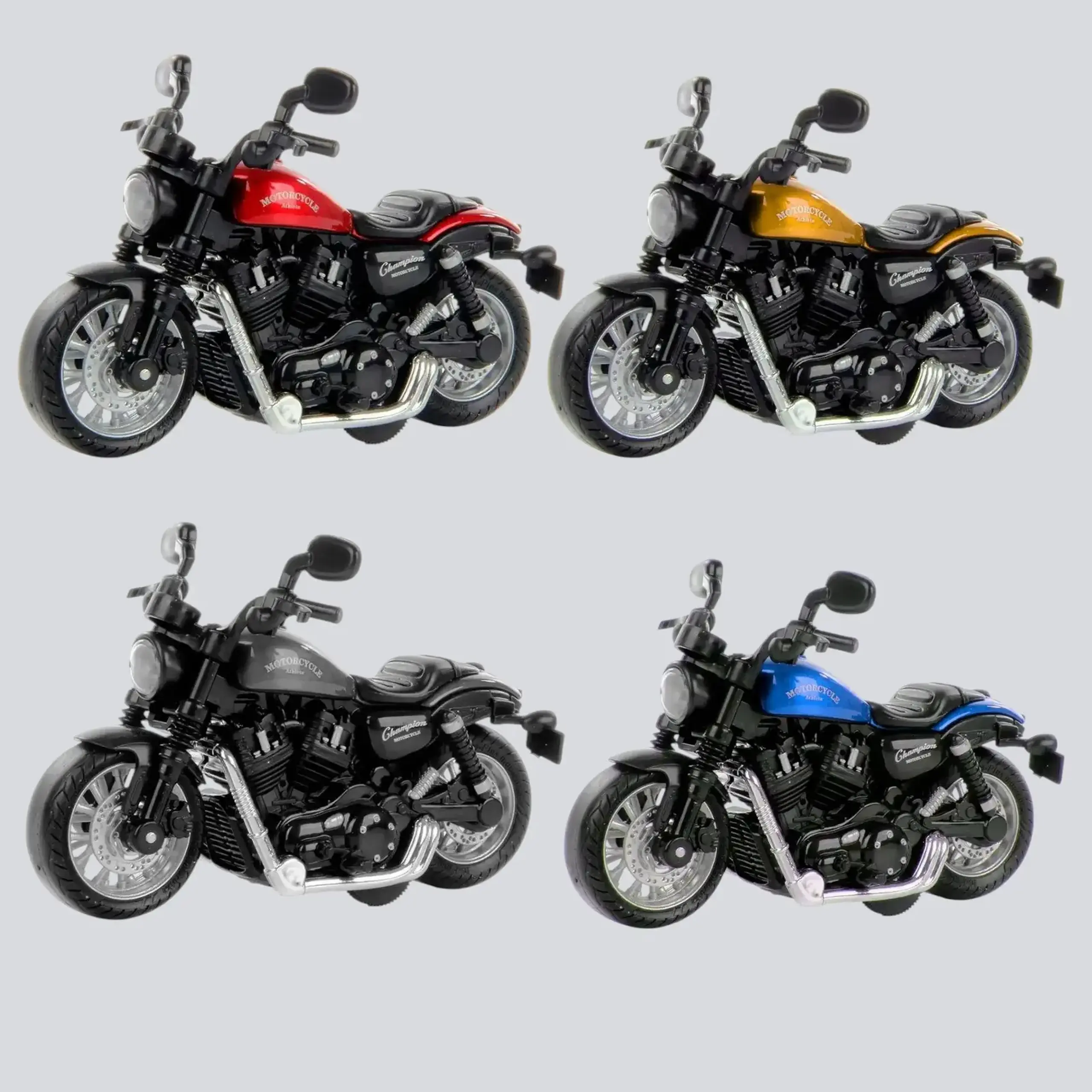 Motocicleta din metal