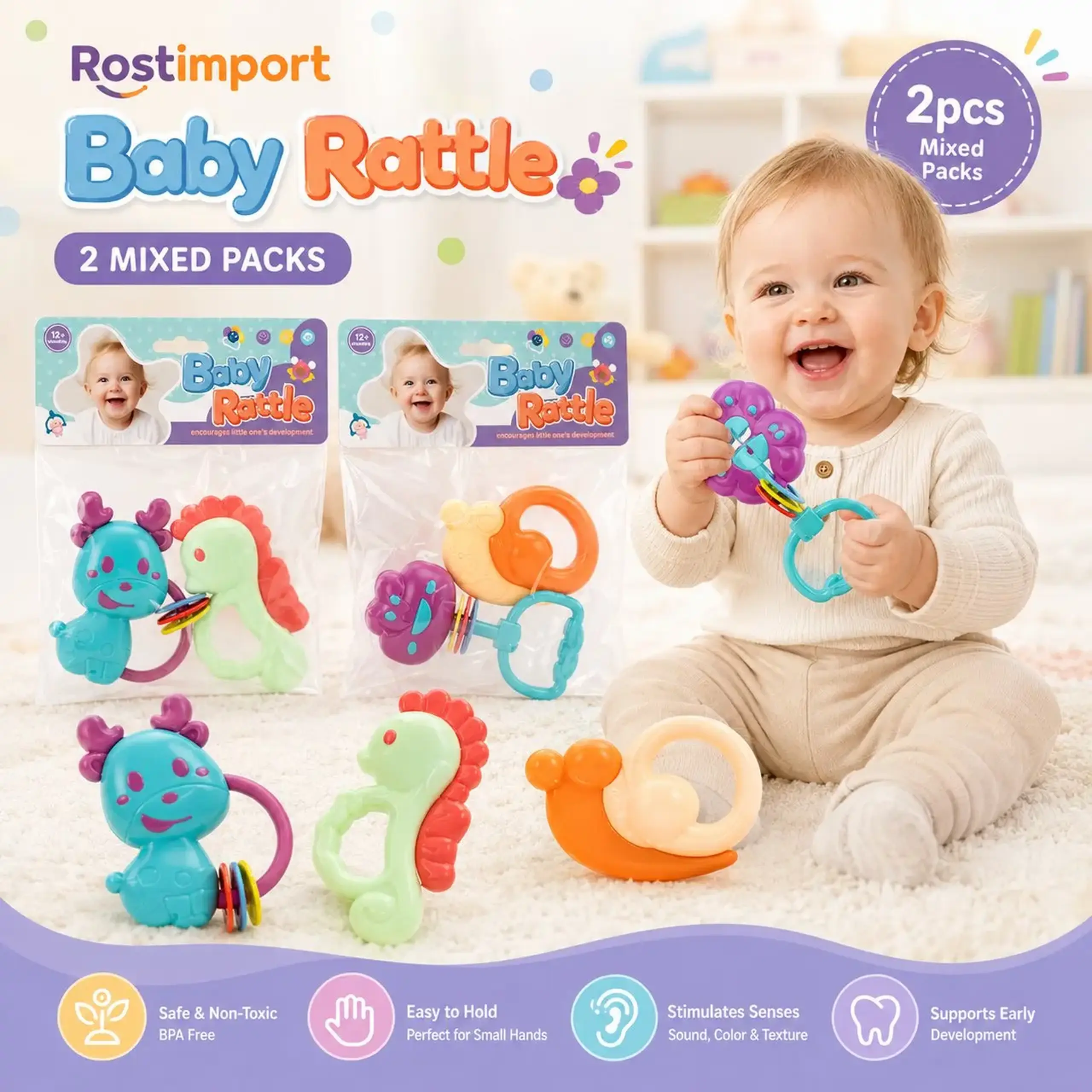 Set jucarii sunatoare (2pcs)