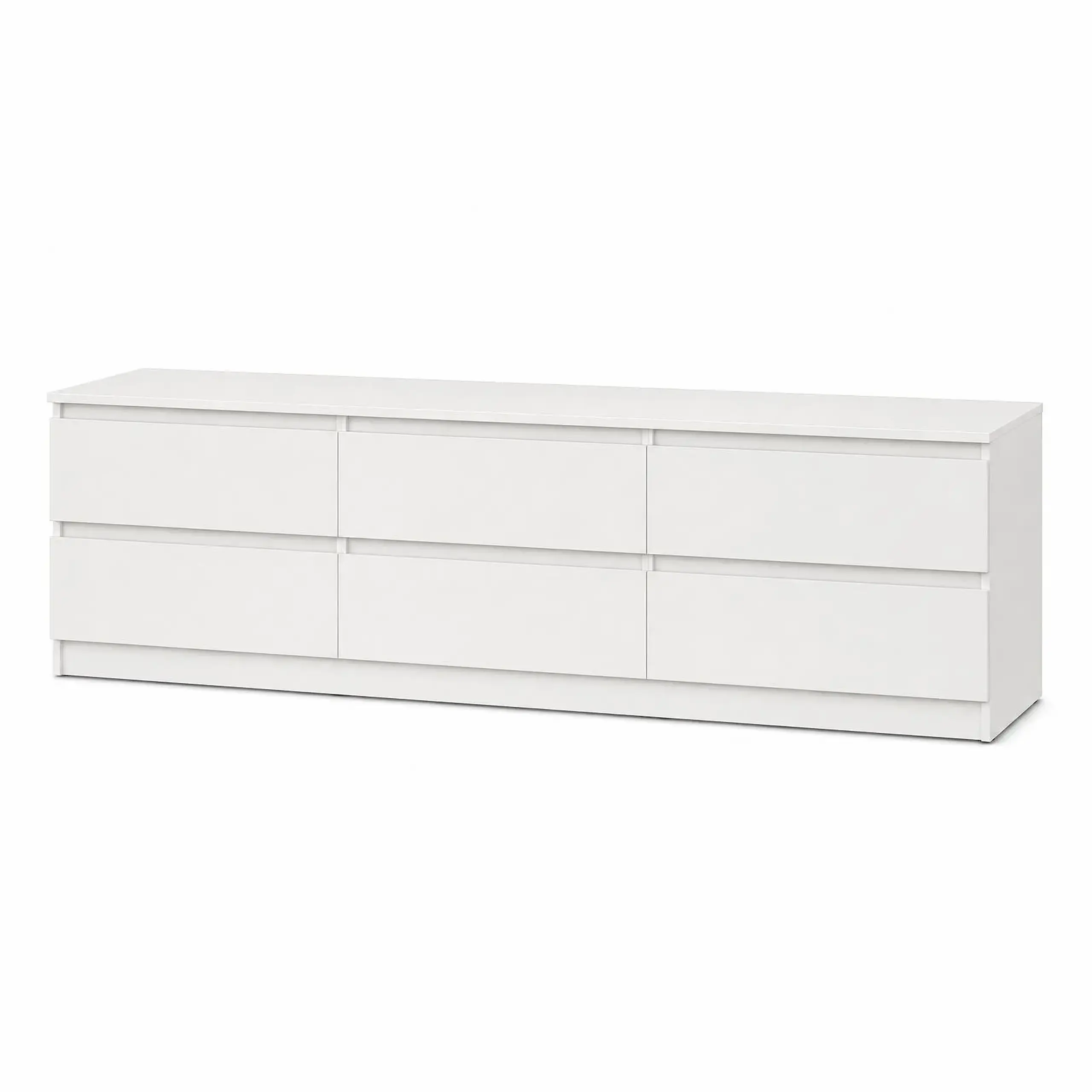 Comodă TV Neo 6S 180x43x53 cm, Alb