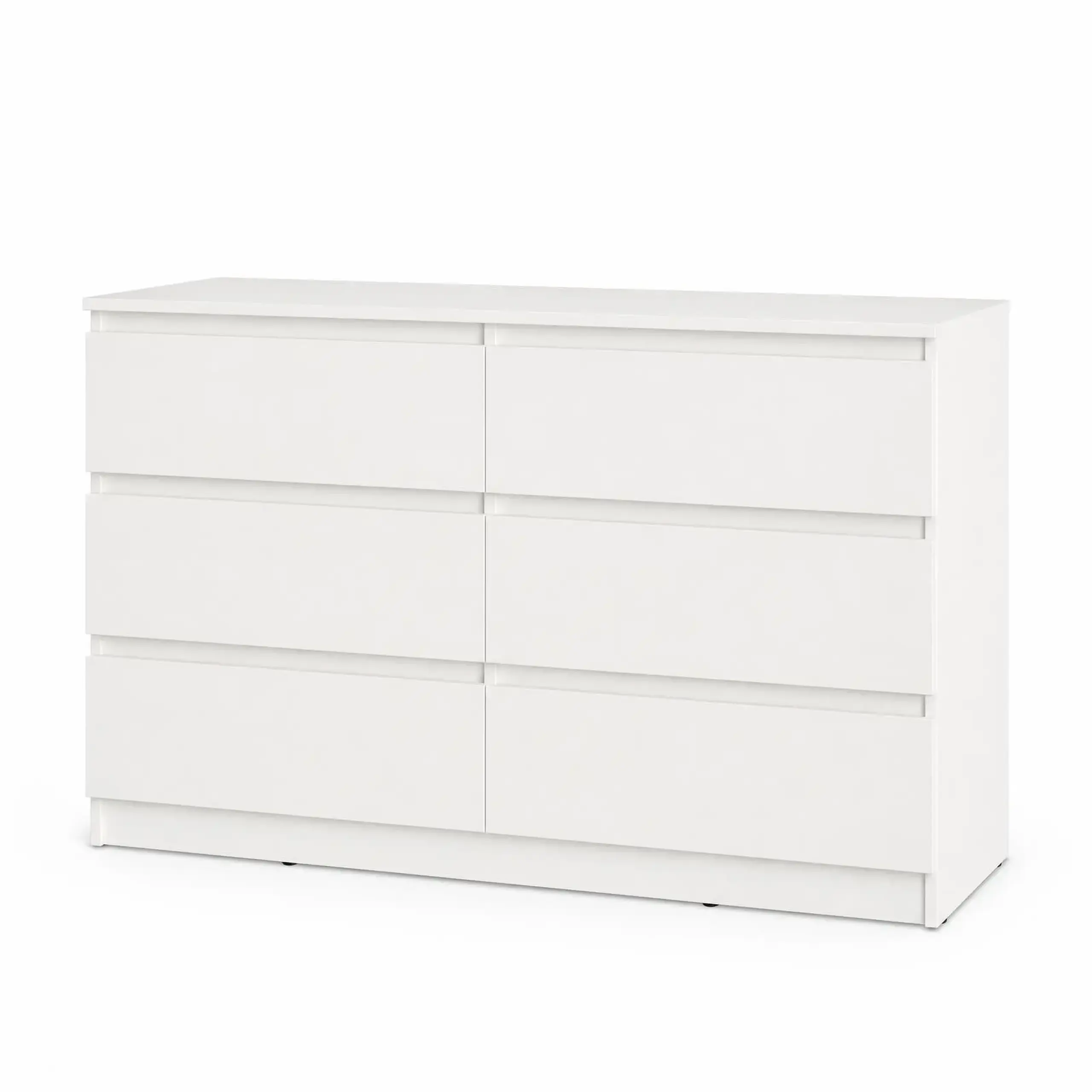 Comodă Neo 6S 120x43x75,5 cm, Alb