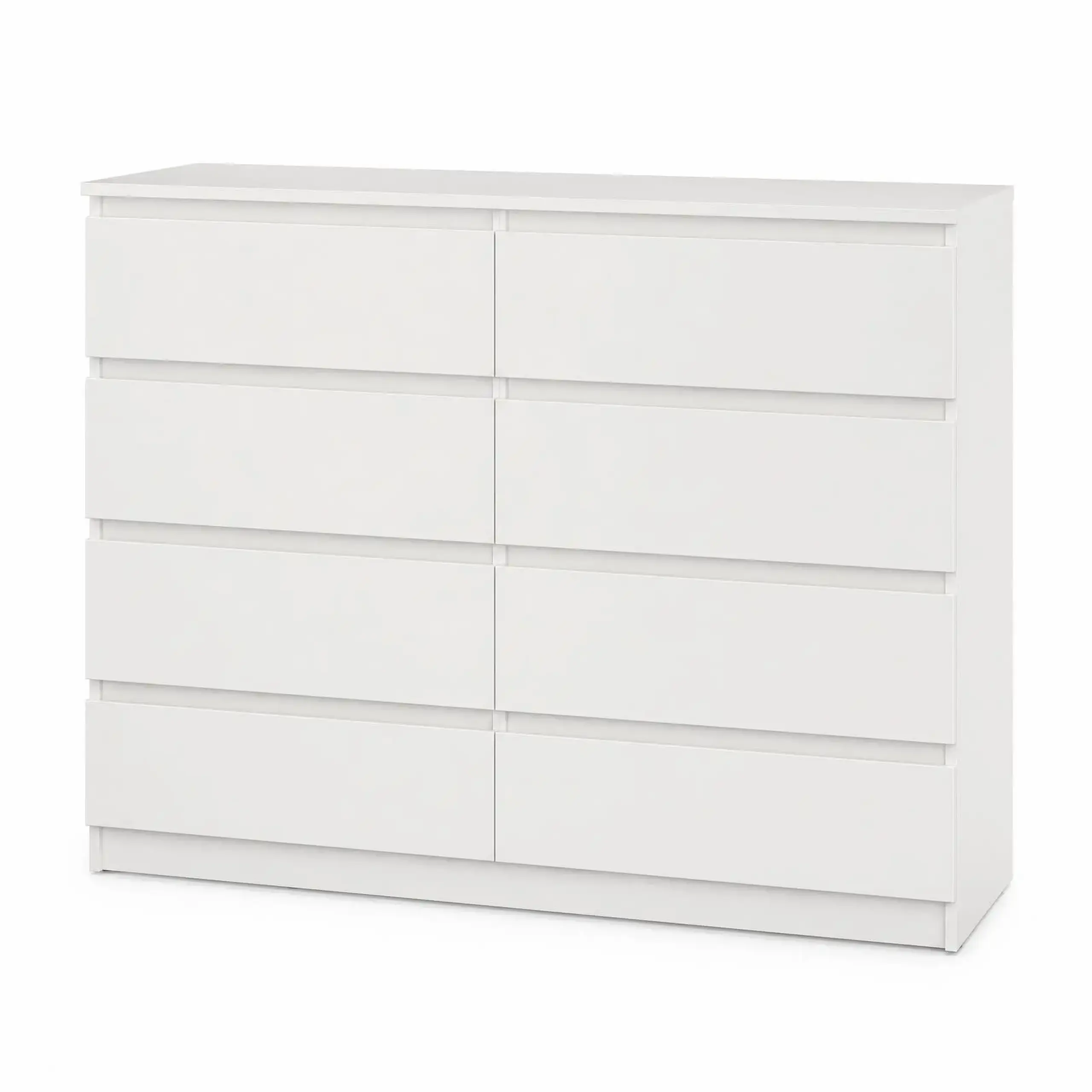 Comodă Neo 8S 120x43x98 cm, Alb