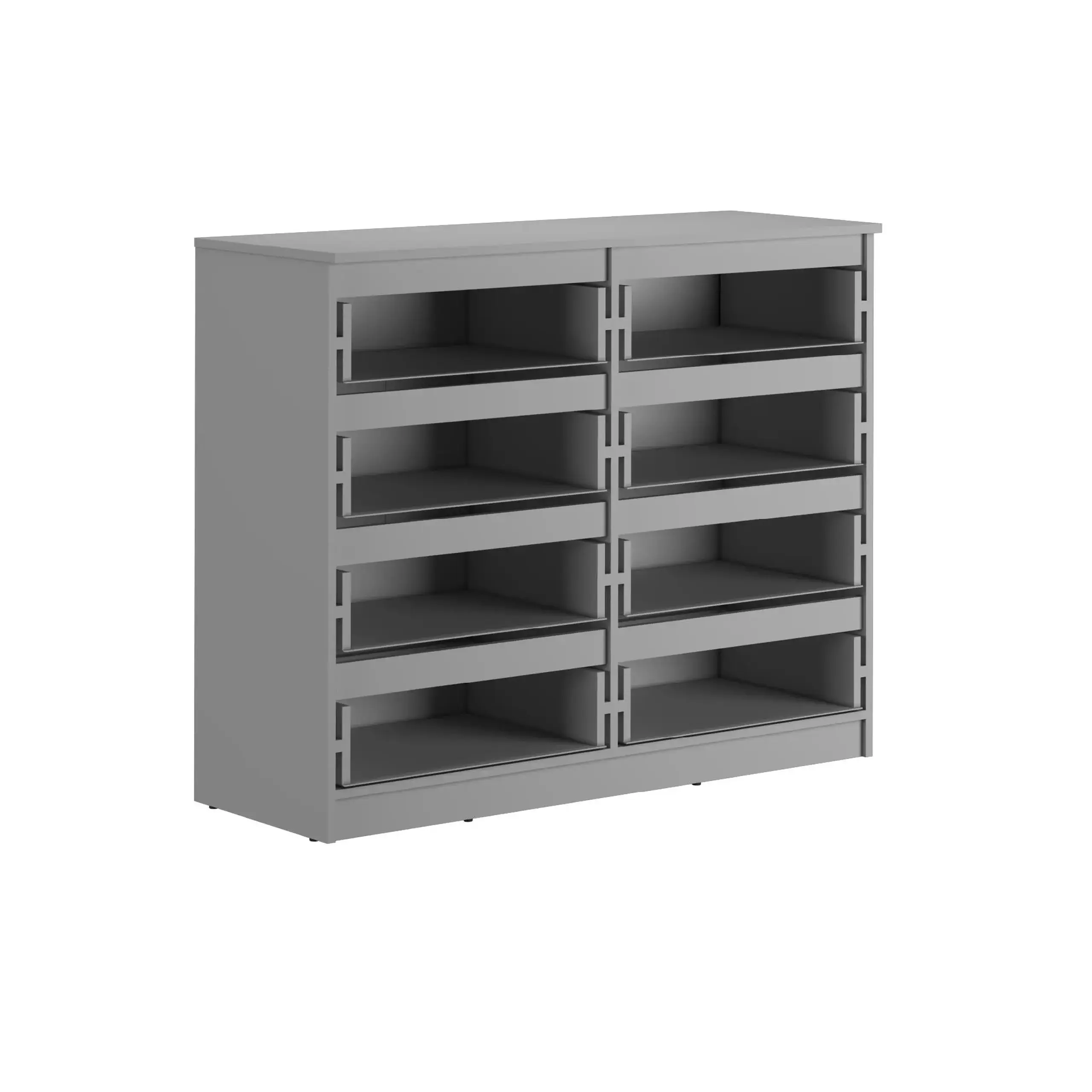 Comodă Neo 8S 120x43x98 cm, Bej
