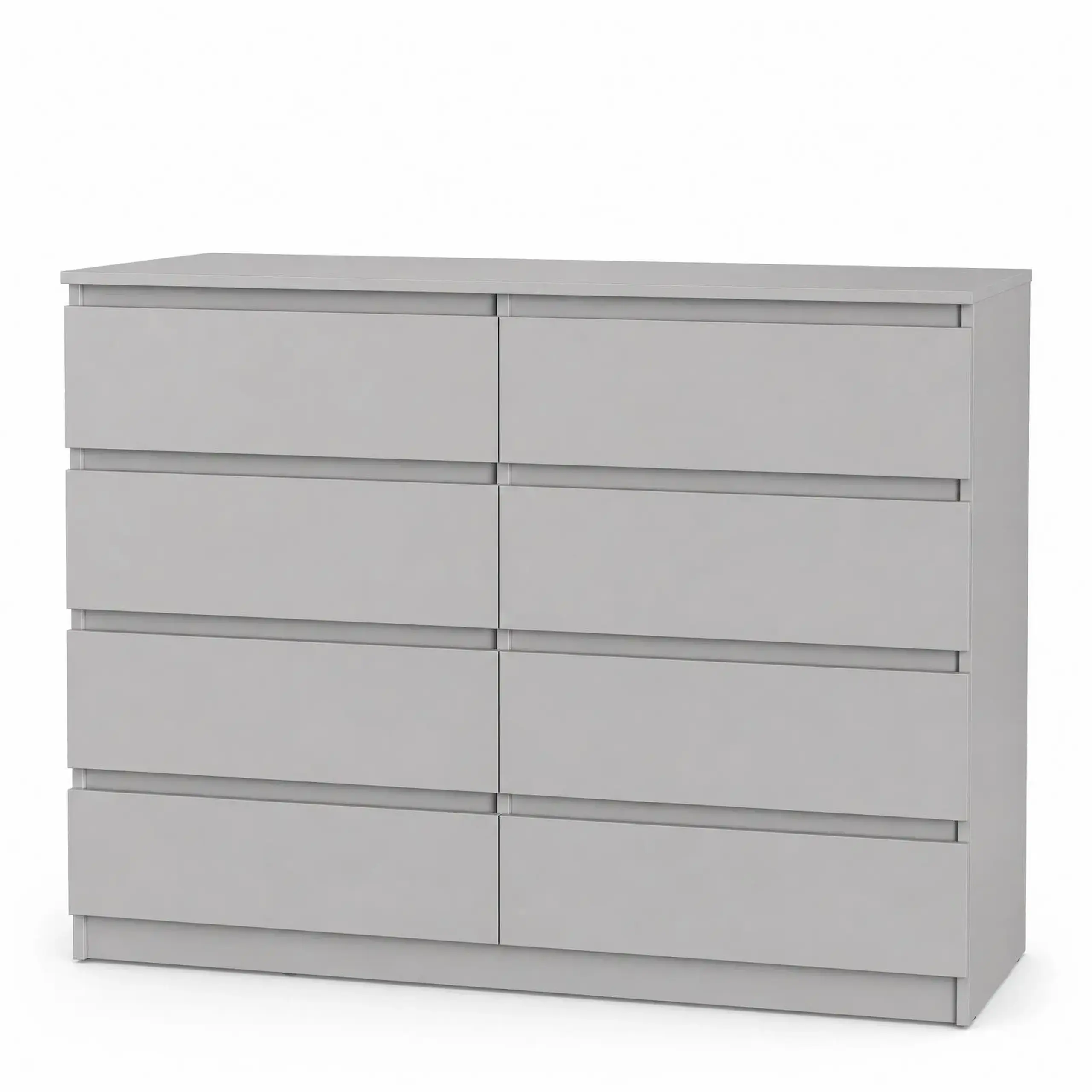 Comodă Neo 8S 120x43x98 cm, Gri