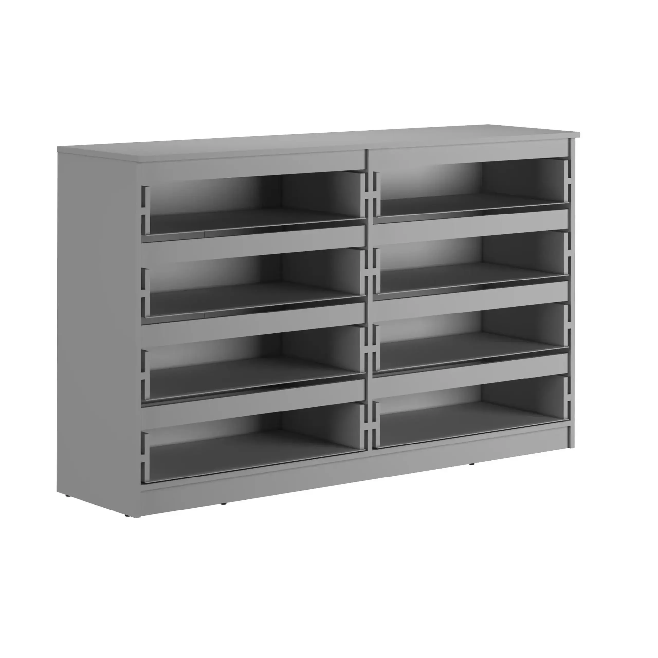 Comodă Neo 8S 160x43x98 cm, Bej
