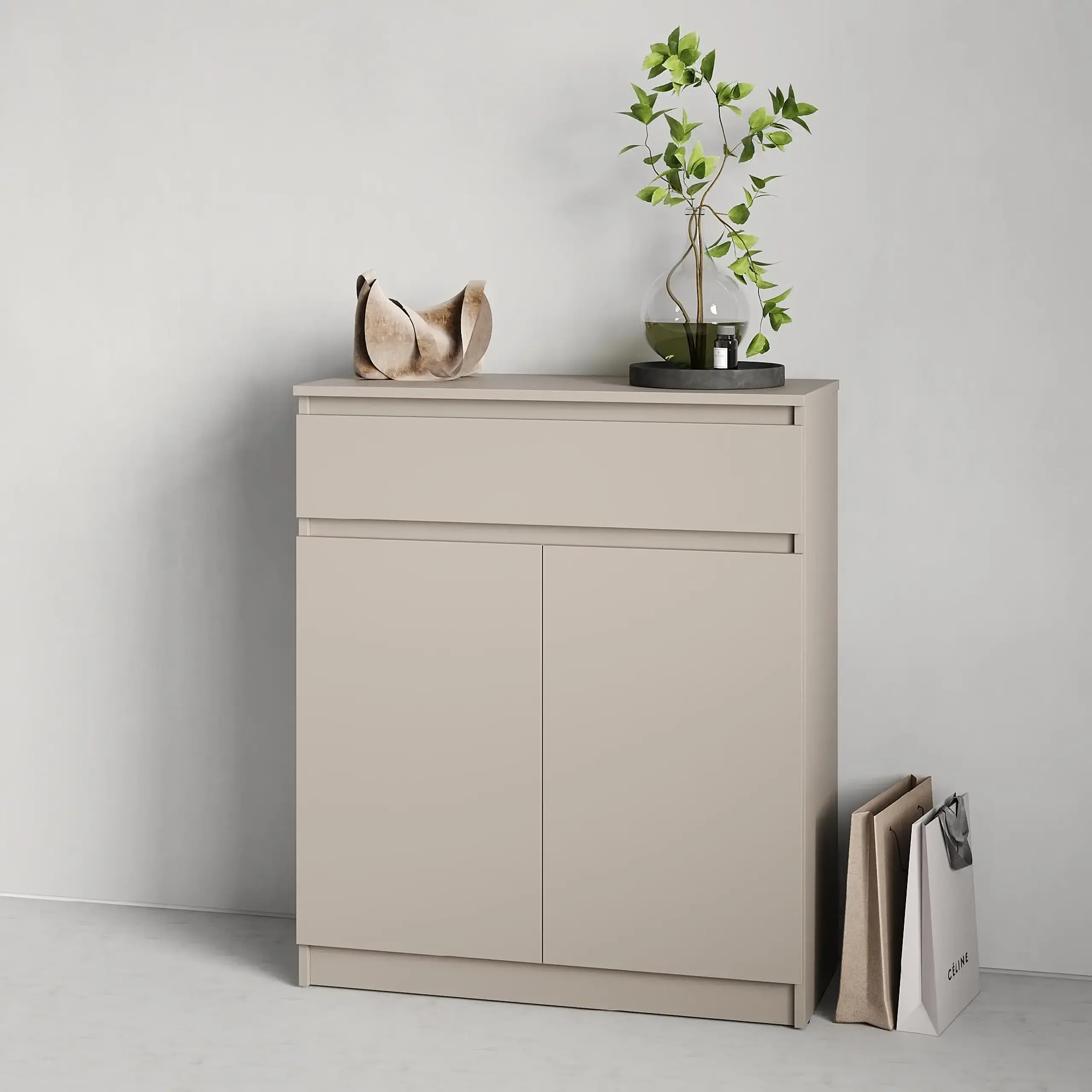 Pantofar Neo 80x35x95 cm, Bej