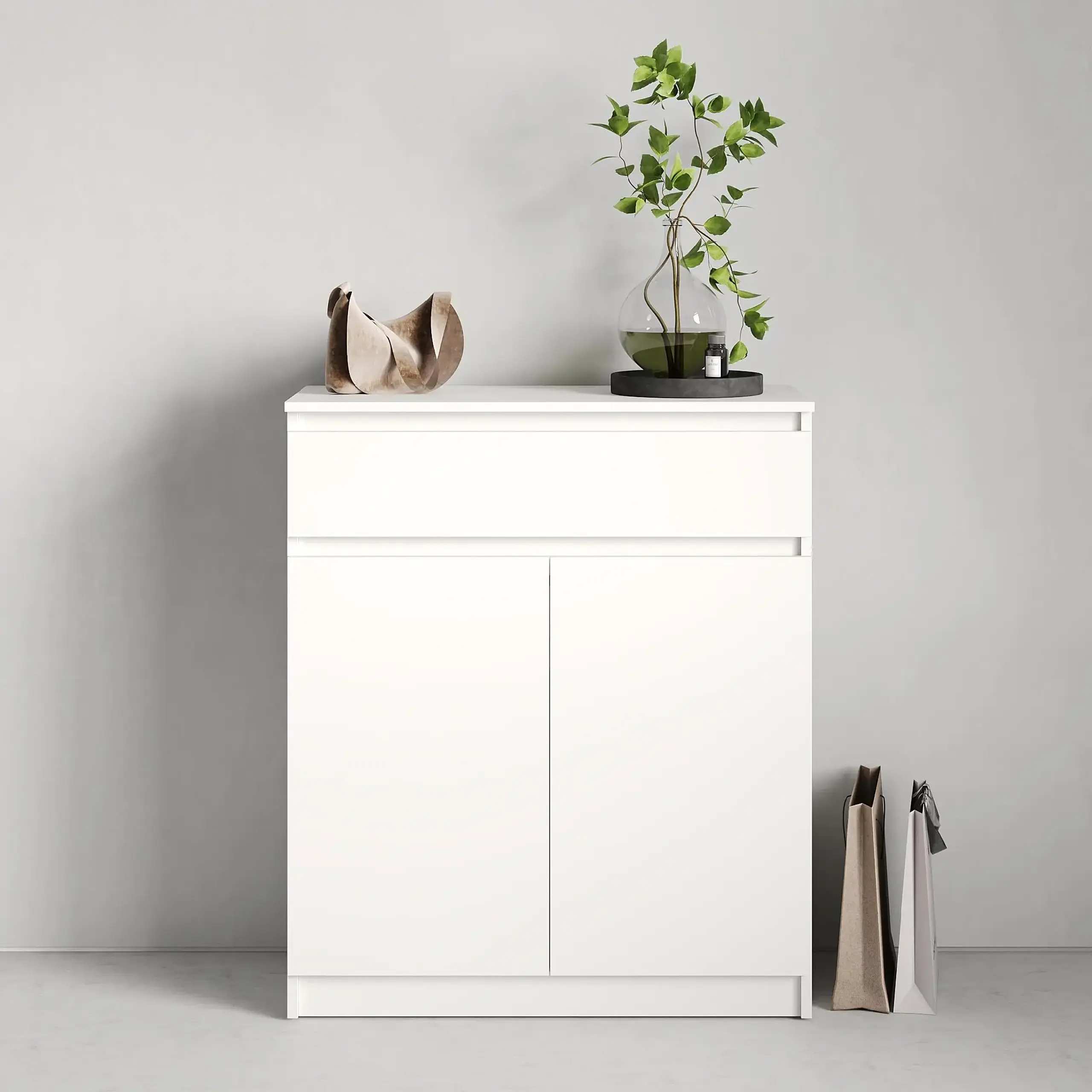 Pantofar Neo 80x35x95 cm, Alb