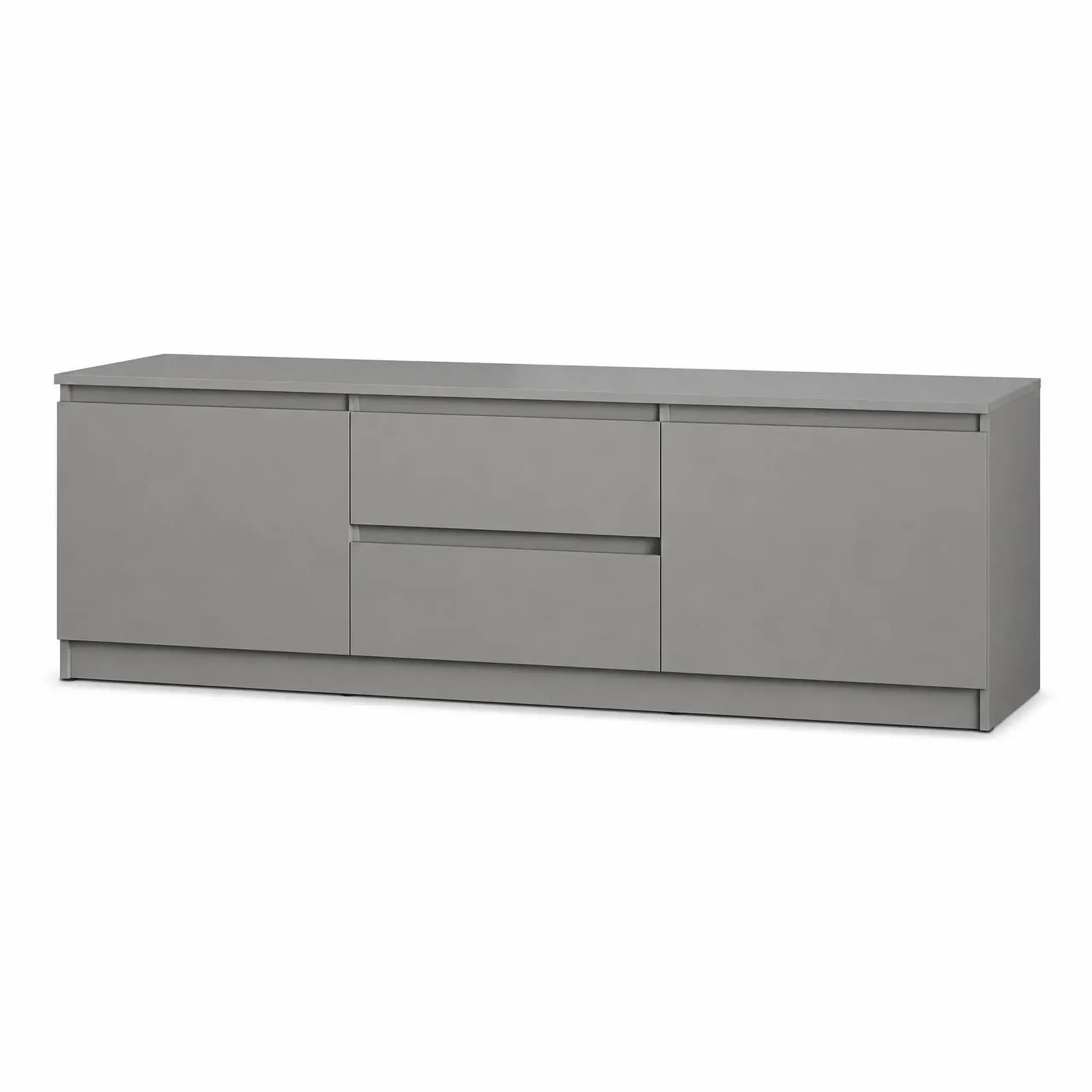 Comodă TV Neo 2D2S 150x43x53 cm, Gri