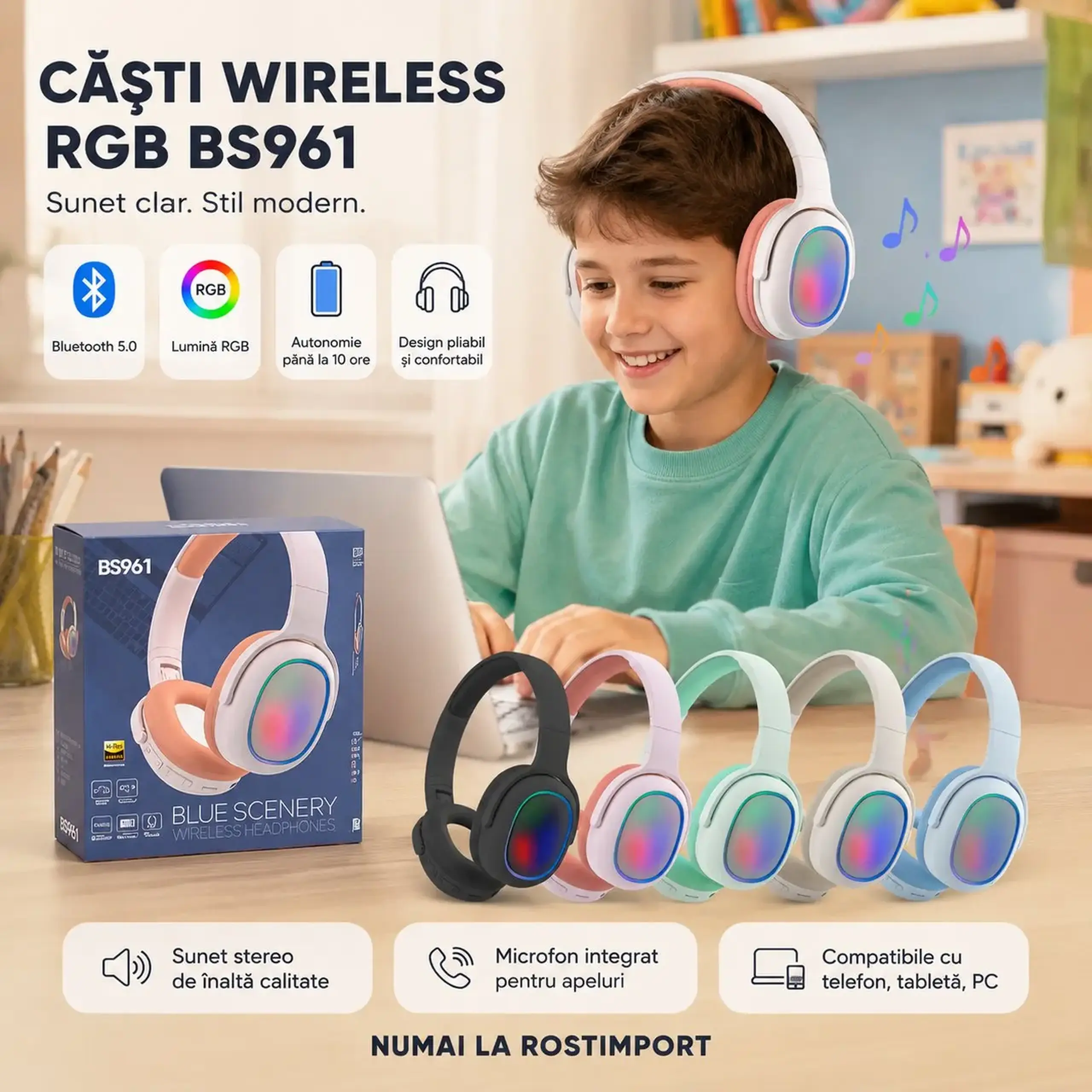 Casti bluetooth